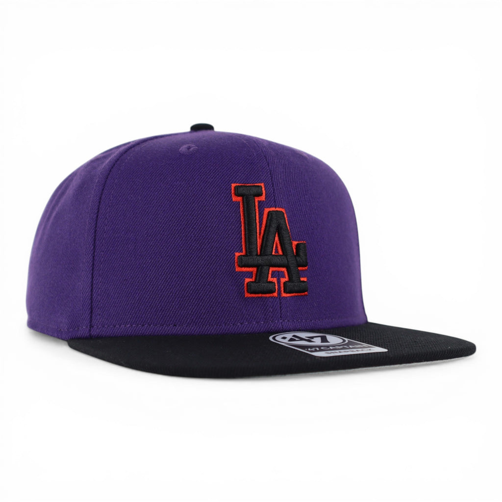DODGERS PURPLE/BLACK SNAPBACK CAPTAIN