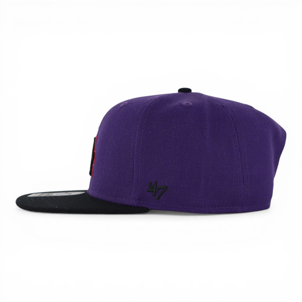 DODGERS PURPLE/BLACK SNAPBACK CAPTAIN