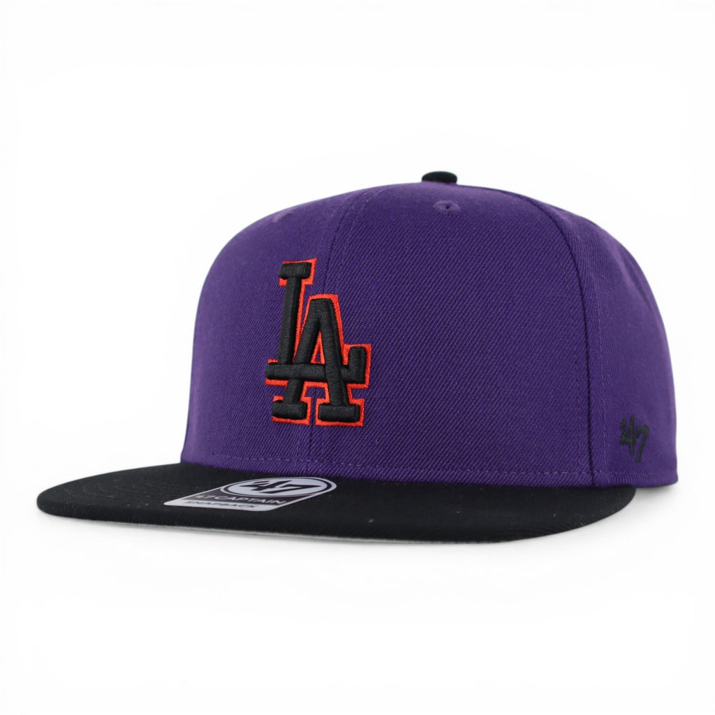DODGERS PURPLE/BLACK SNAPBACK CAPTAIN