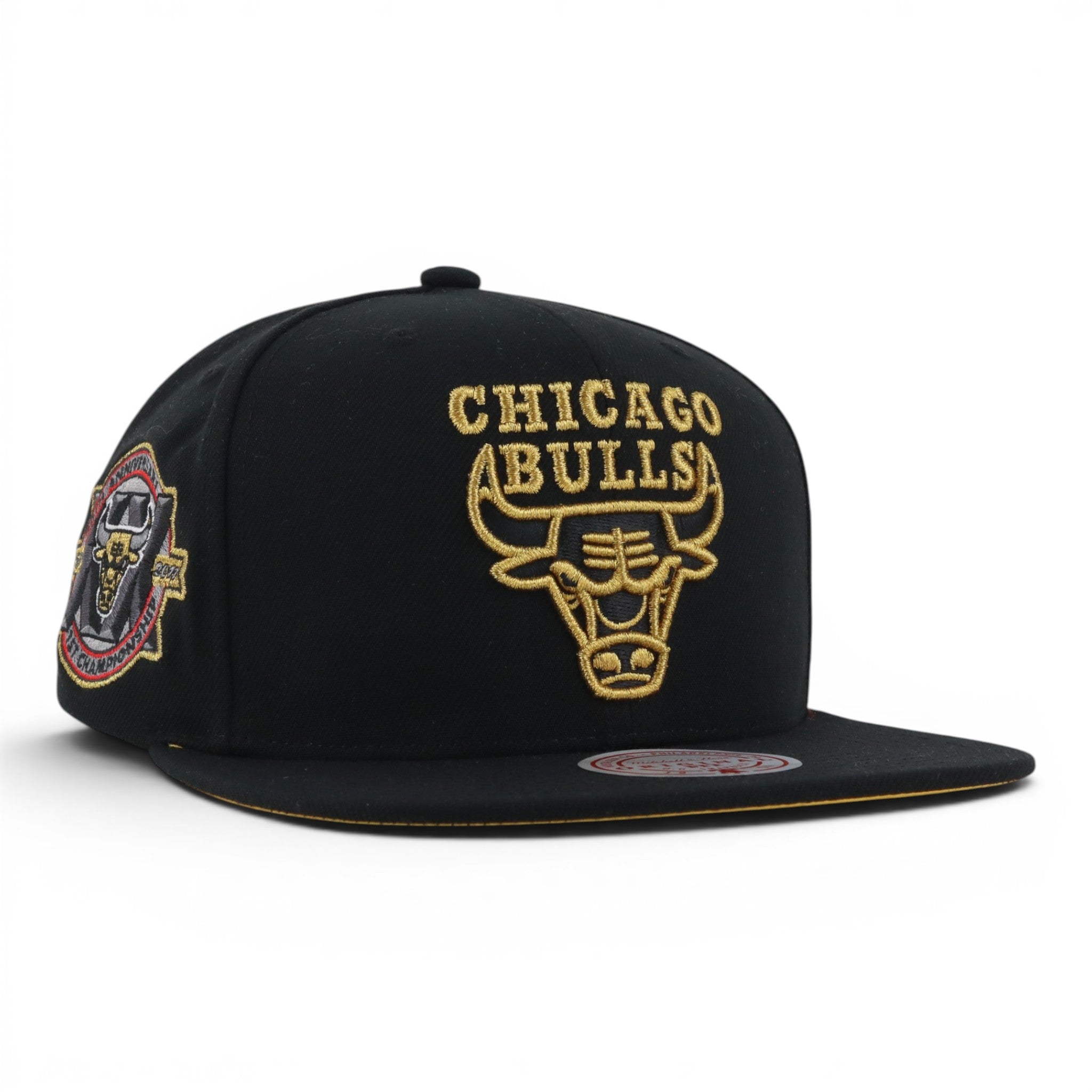 GORRA MITCHELL & NESS BULLS CORE VI BLK/GOLD NEON