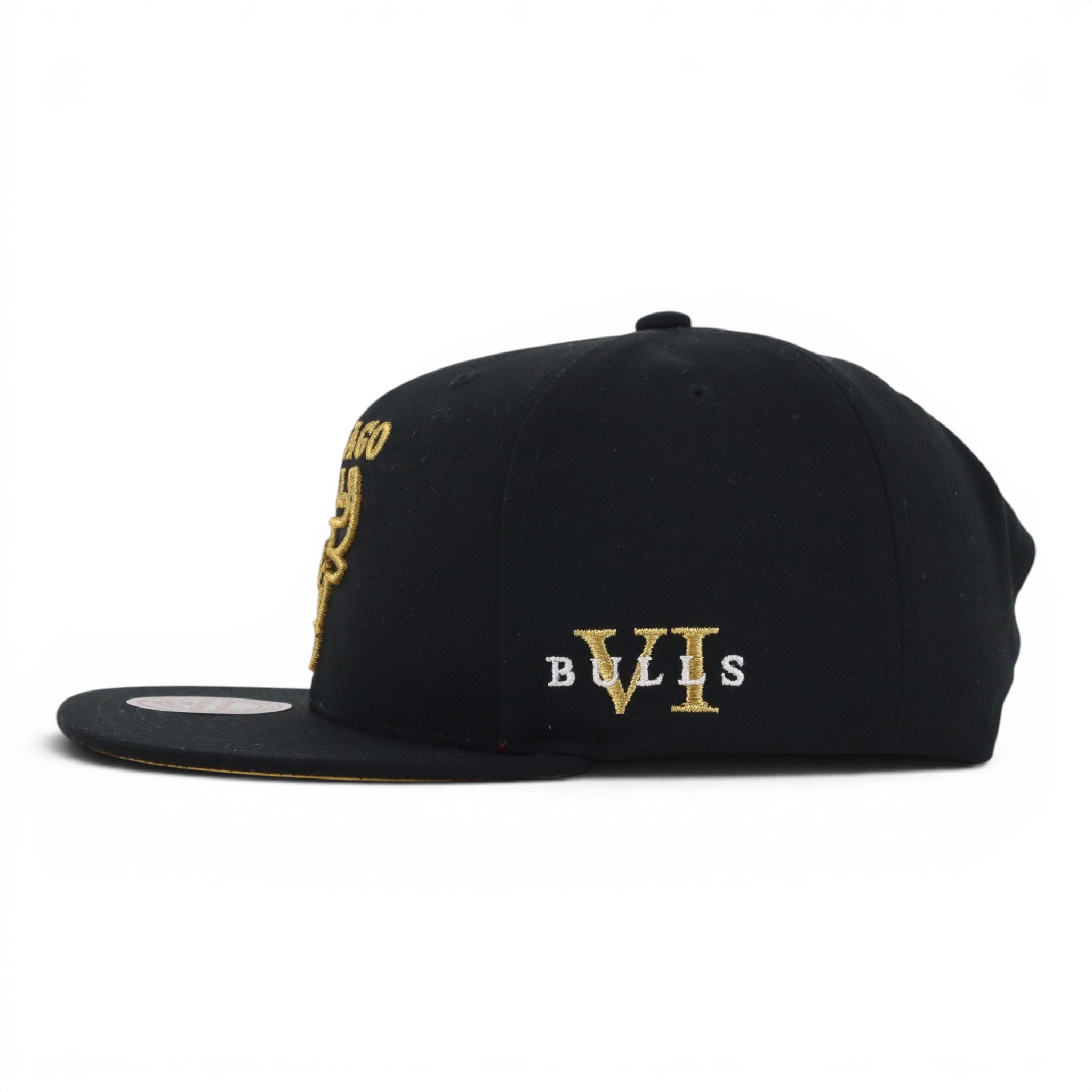 GORRA MITCHELL & NESS BULLS CORE VI BLK/GOLD NEON