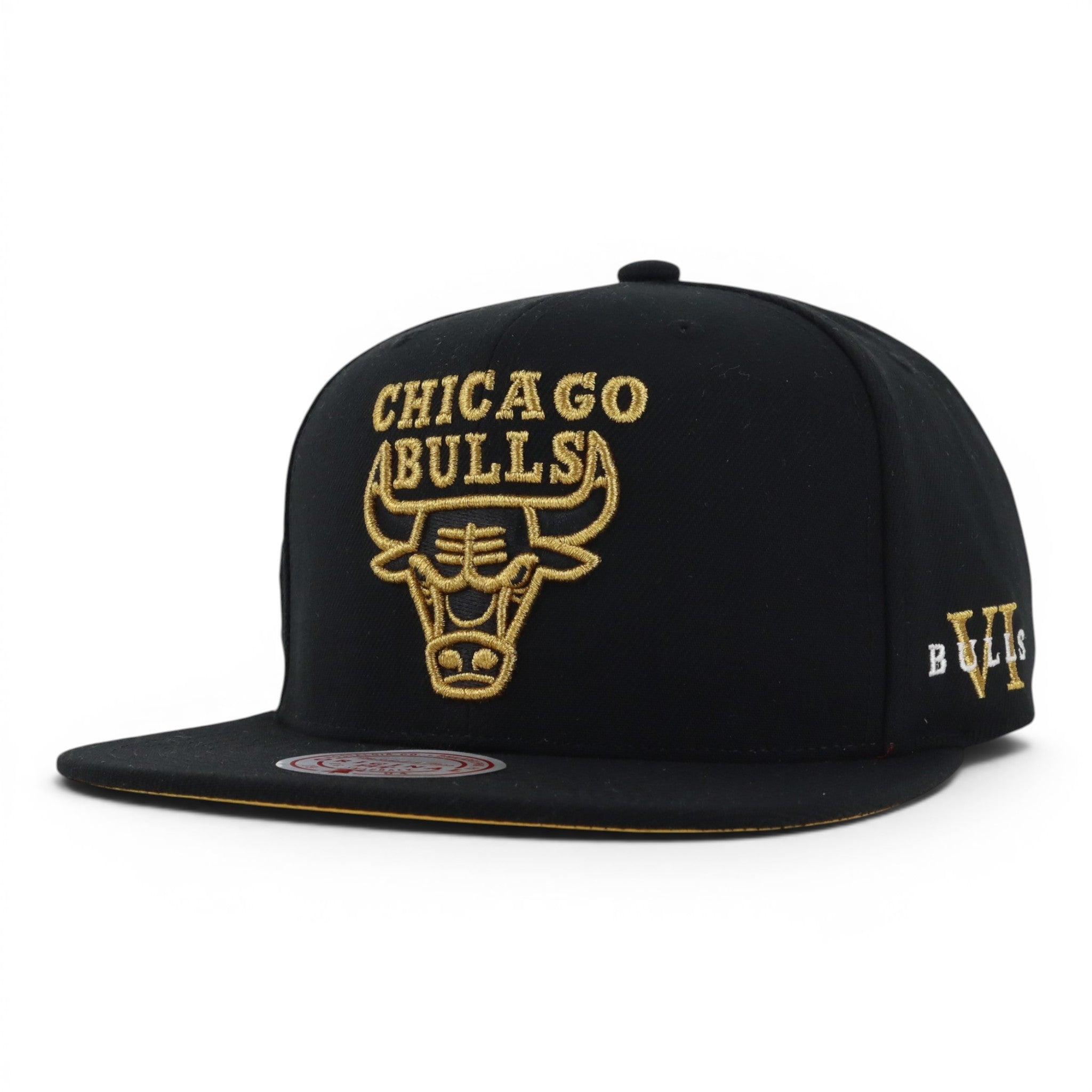 GORRA MITCHELL & NESS BULLS CORE VI BLK/GOLD NEON