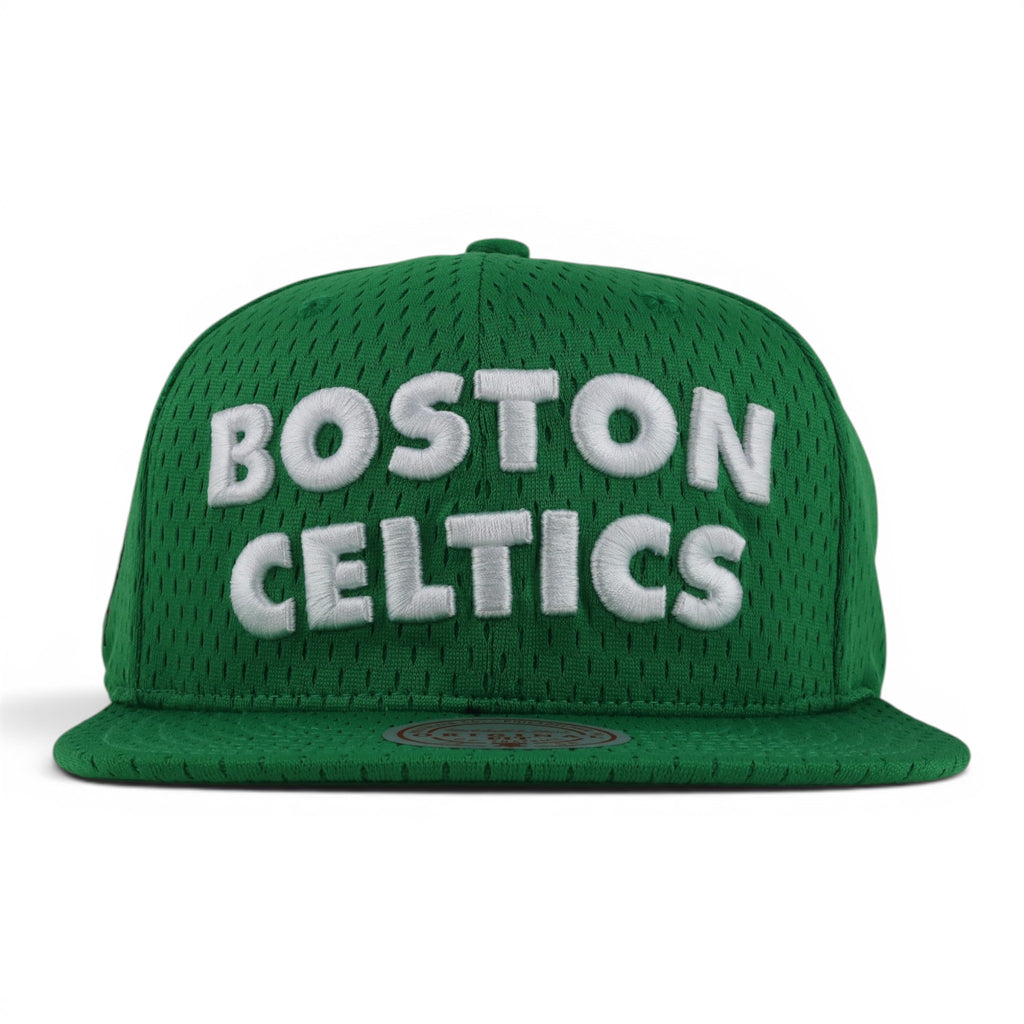 GORRA MITCHELL & NESS CELTICS MESHED UP GREEN/WHT