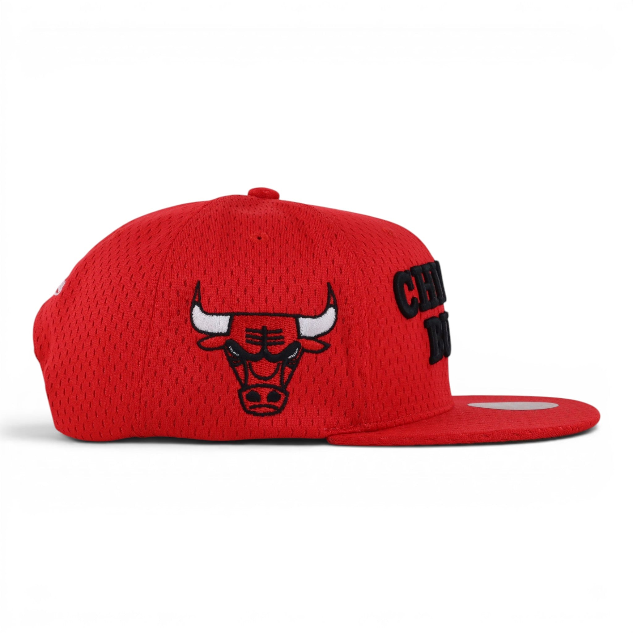 GORRA MITCHELL & NESS BULLS MESHED UP RED/BLK