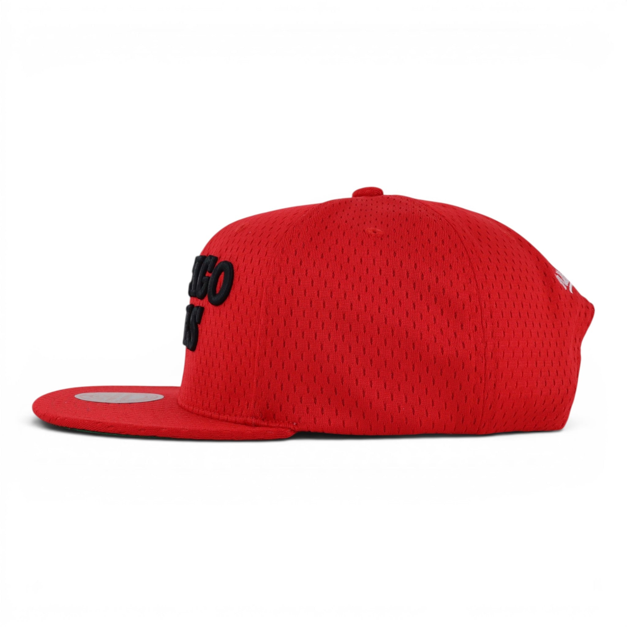 GORRA MITCHELL & NESS BULLS MESHED UP RED/BLK