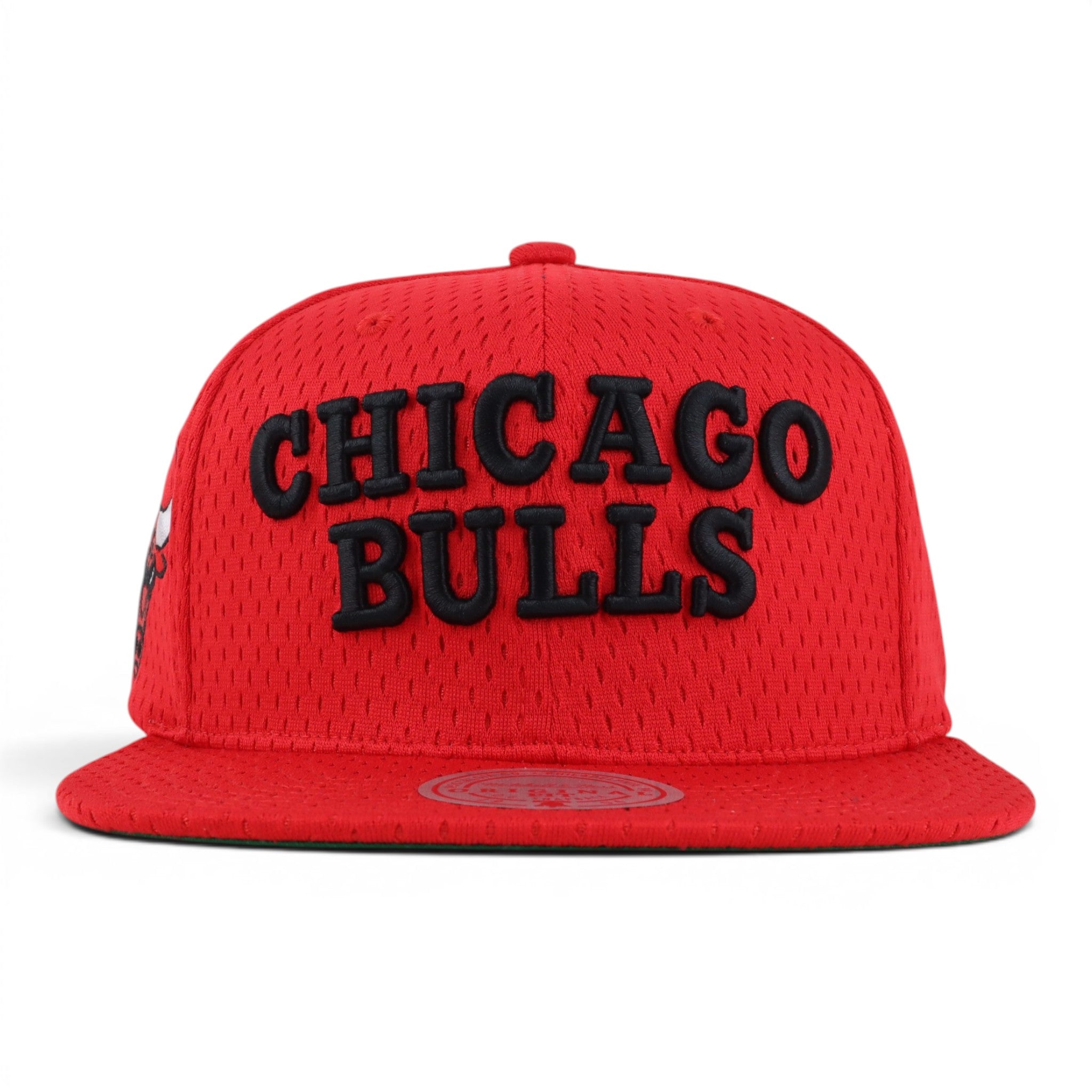 GORRA MITCHELL & NESS BULLS MESHED UP RED/BLK