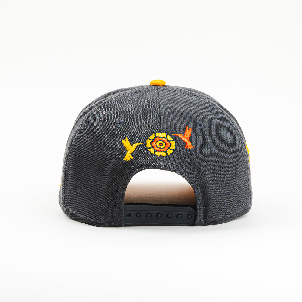 GORRA A FRAME NEW ERA DODGERS DIA DE MUERTOS ORANGE