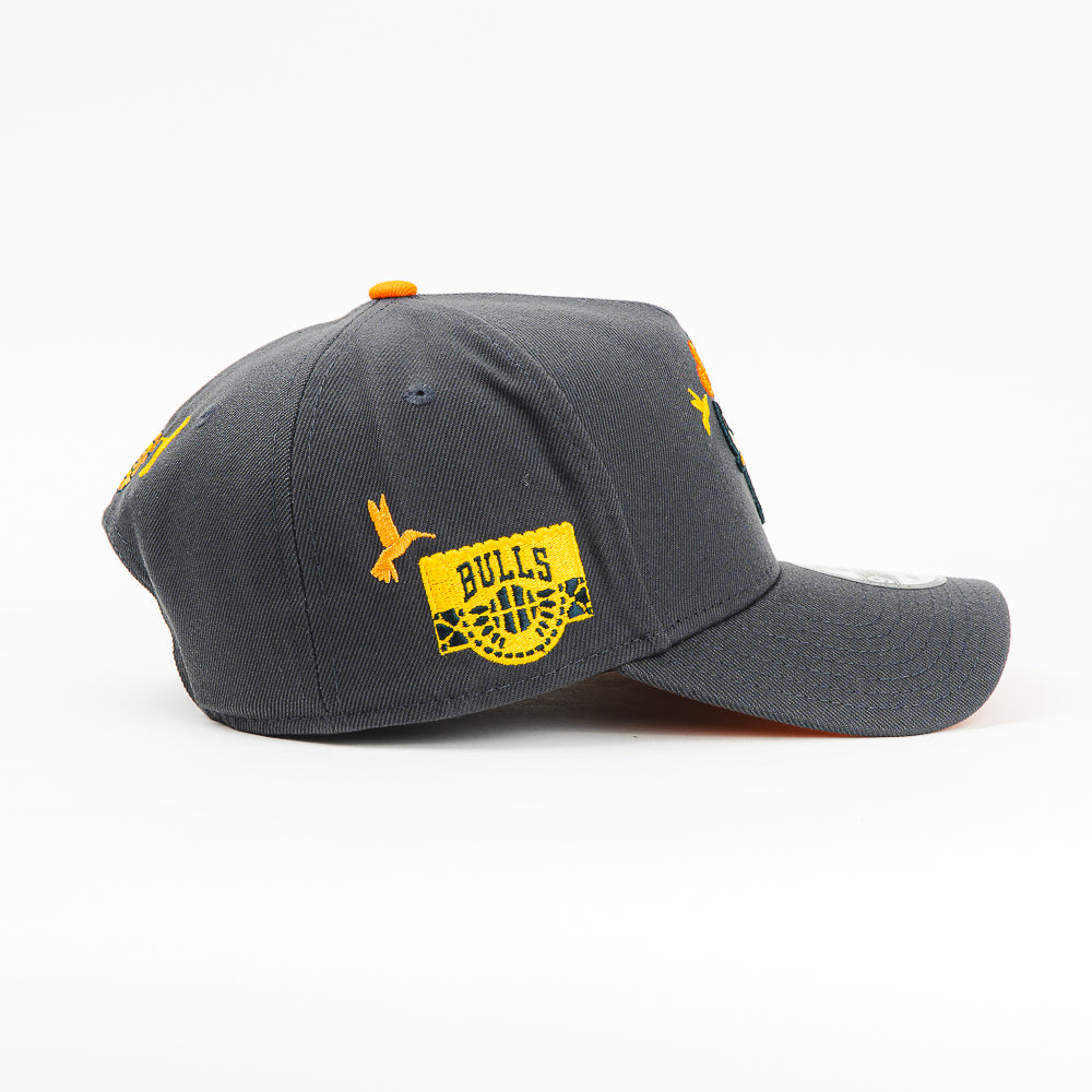 GORRA A FRAME NEW ERA BULLS DIA DE MUERTOS GREY