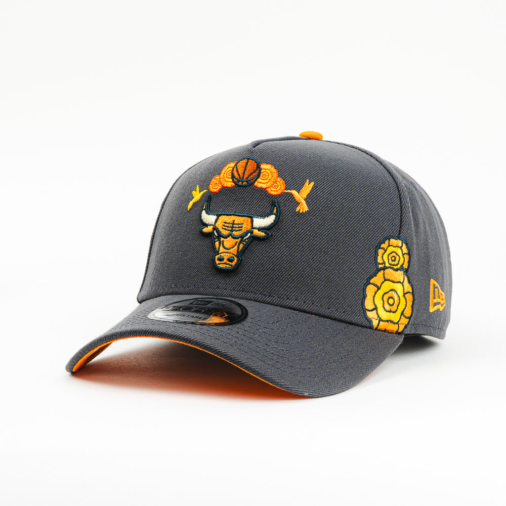 GORRA A FRAME NEW ERA BULLS DIA DE MUERTOS GREY