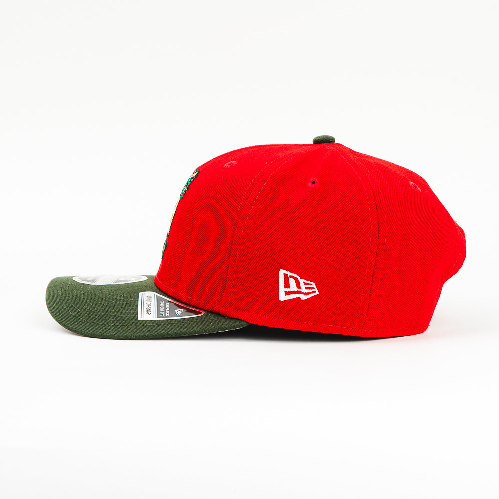 GORRA A FRAME NEW ERA MEXICO CHANAMPA  RED/BROWN