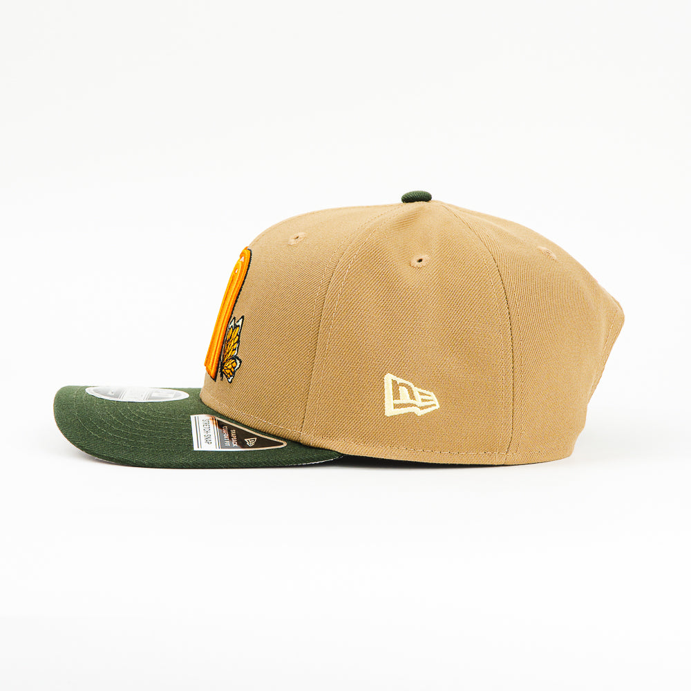 GORRA A FRAME NEW ERA MEXICO MONARCA BROWN/GREEN