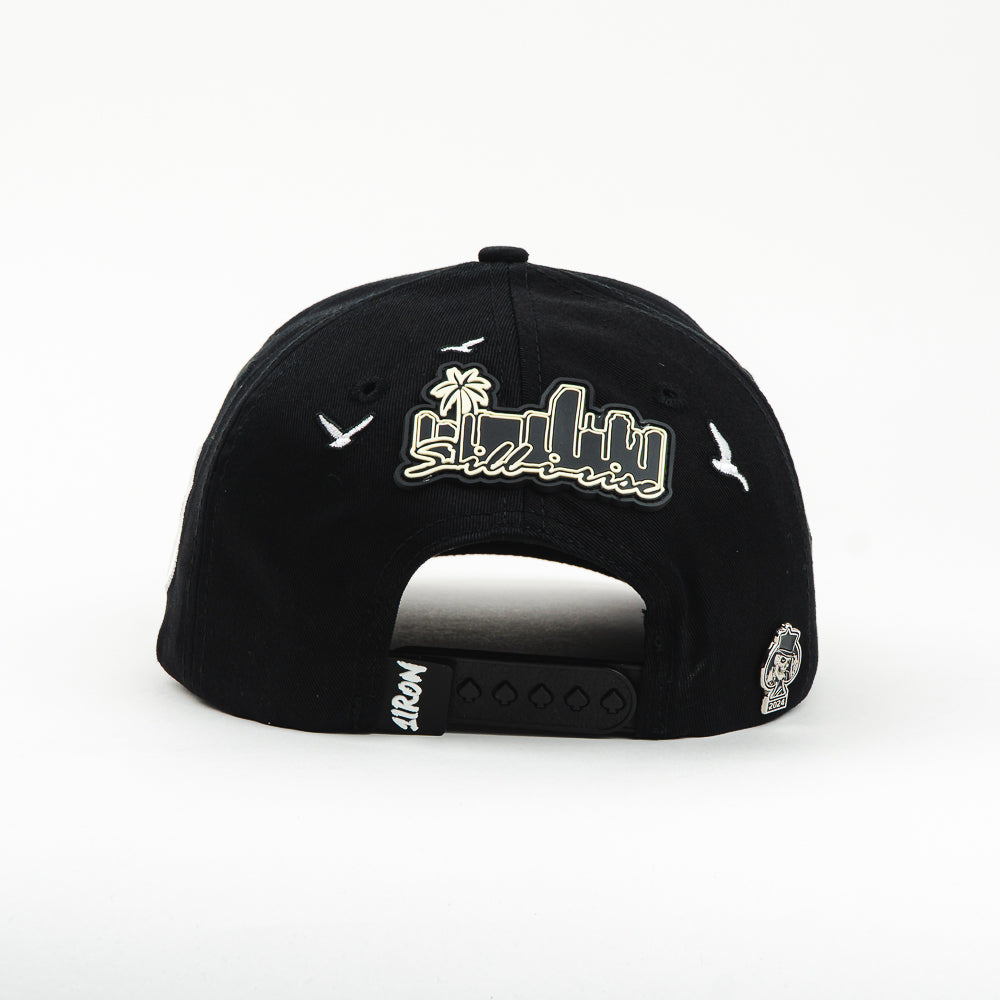 GORRA 1IRON TRENDY PALMS BLACK/WHITE