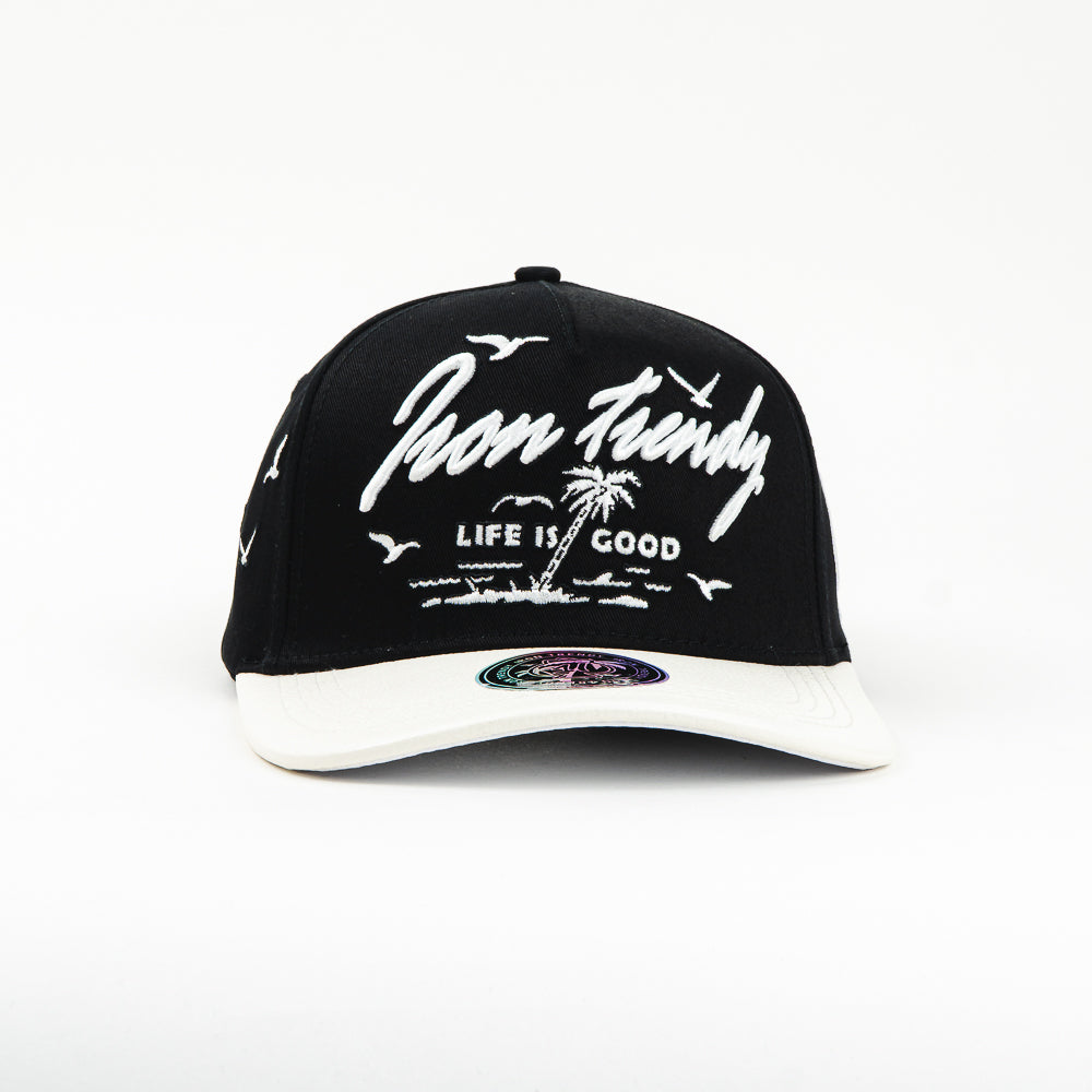 GORRA 1IRON TRENDY PALMS BLACK/WHITE