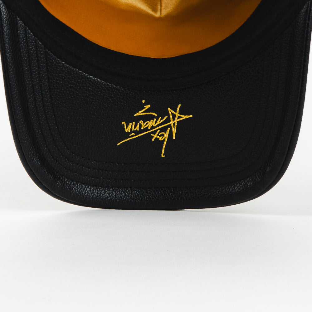 GORRA 1IRON TRENDY BOSS GOLD ALEX M. BLK VISOR LEATHER