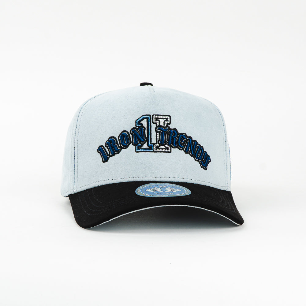 GORRA 1IRON TRENDY IRON BONES BLUE/BLK SUEDE
