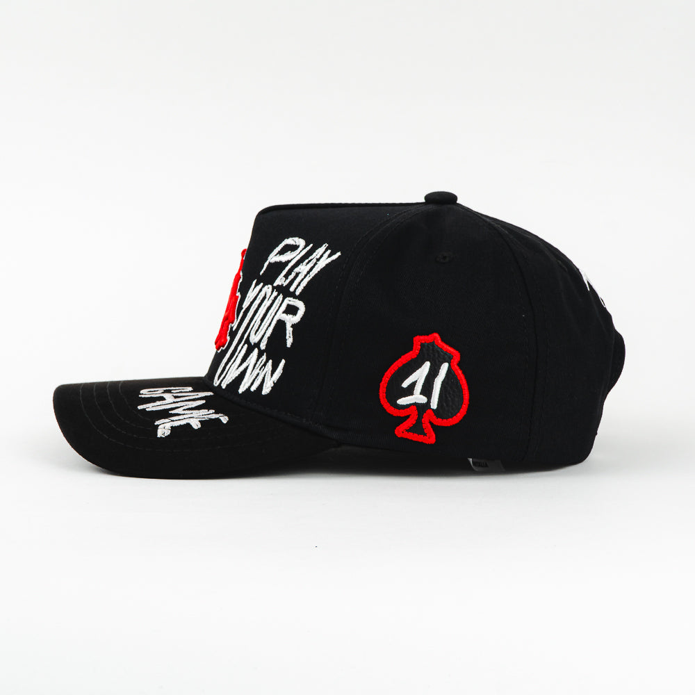 GORRA 1IRON TRENDY PLAY YOUR OWN GAME BLACK