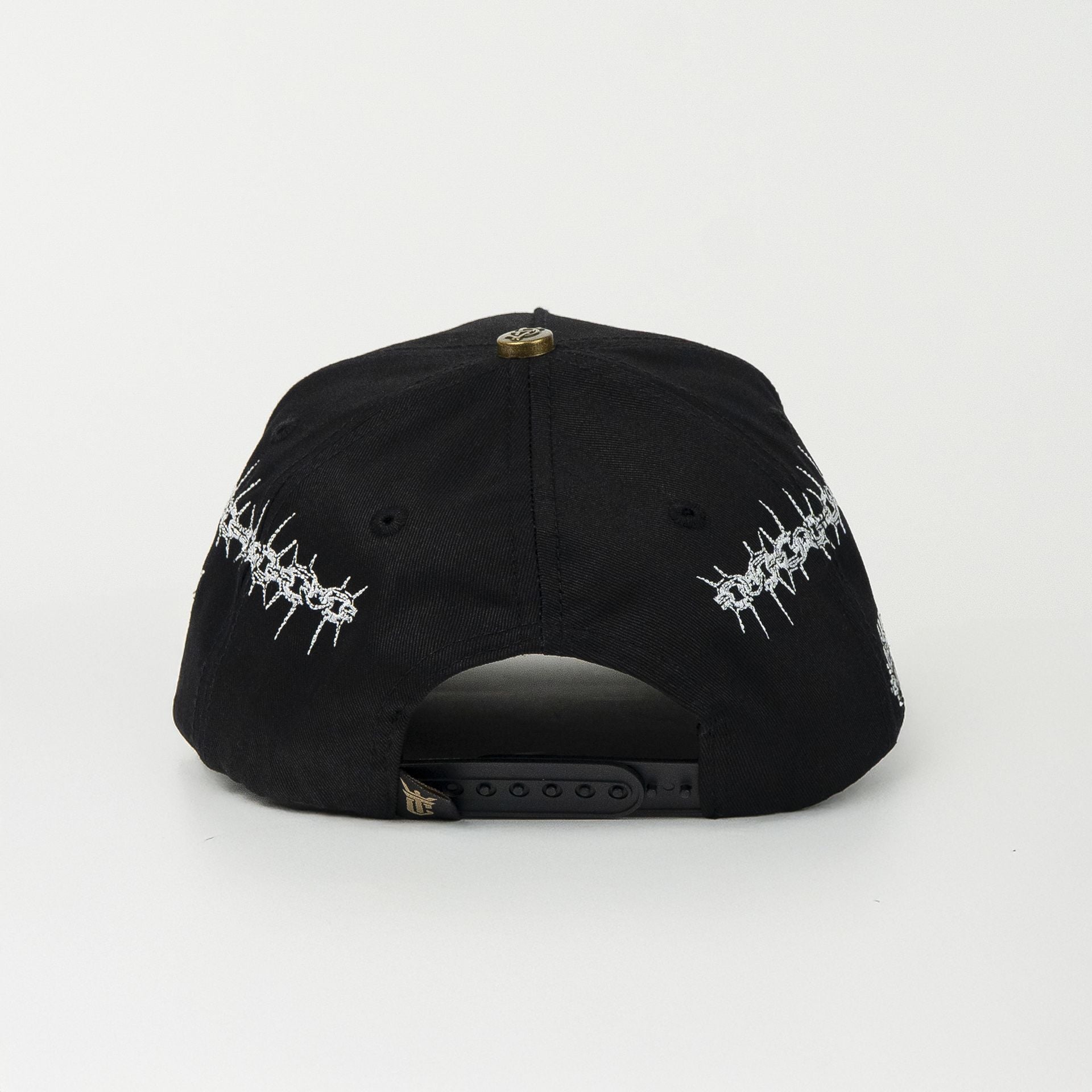 Gorra El Tiros Caps AMILKAR CROWN CHAINS BLACK de Tela | Snapback Visera Curva