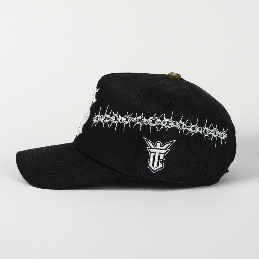 Gorra El Tiros Caps AMILKAR CROWN CHAINS BLACK de Tela | Snapback Visera Curva