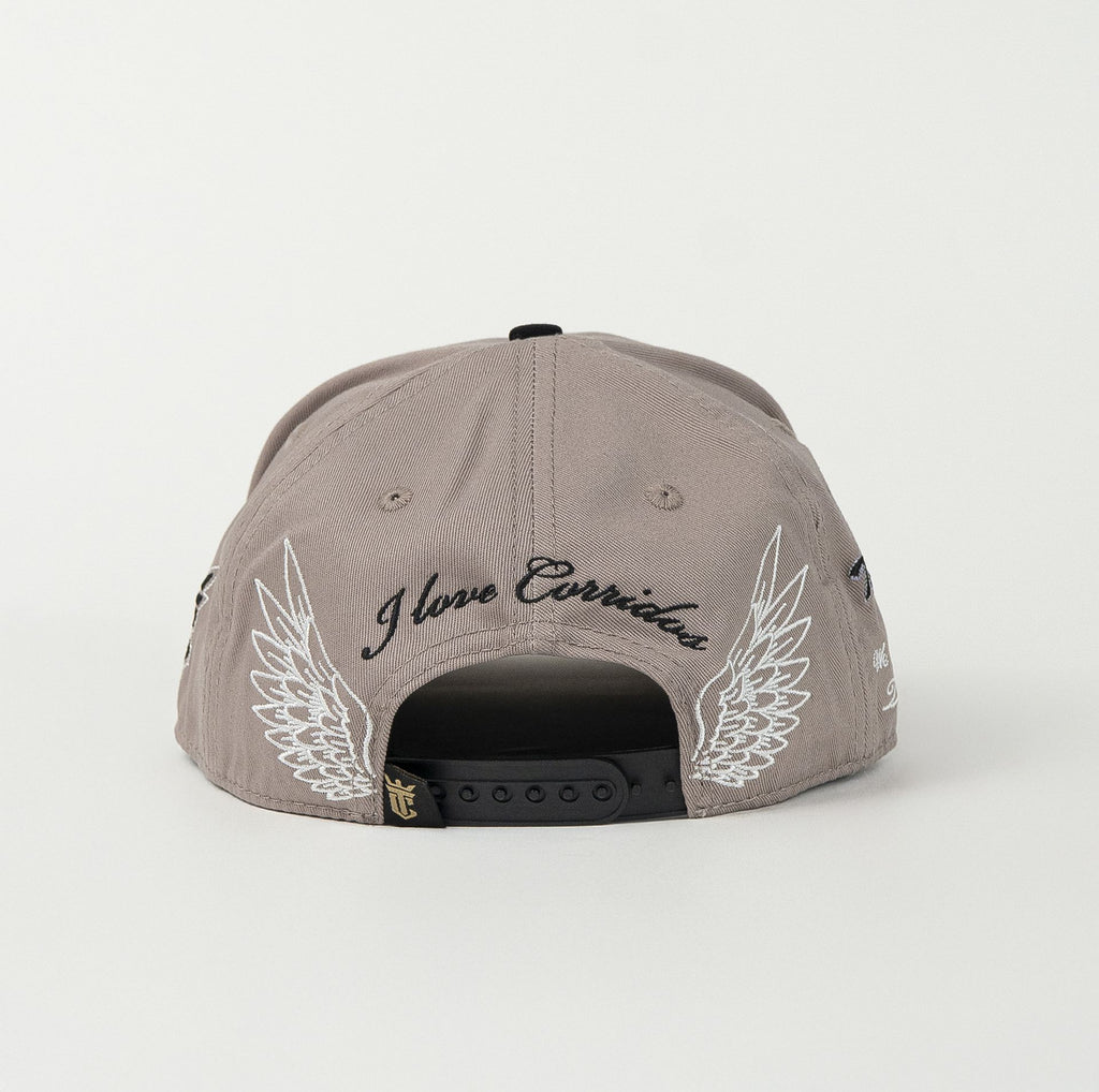 Gorra El Tiros Caps ROCKSTAR BROWN/BLACK de Tela | Snapback Visera Semiplana