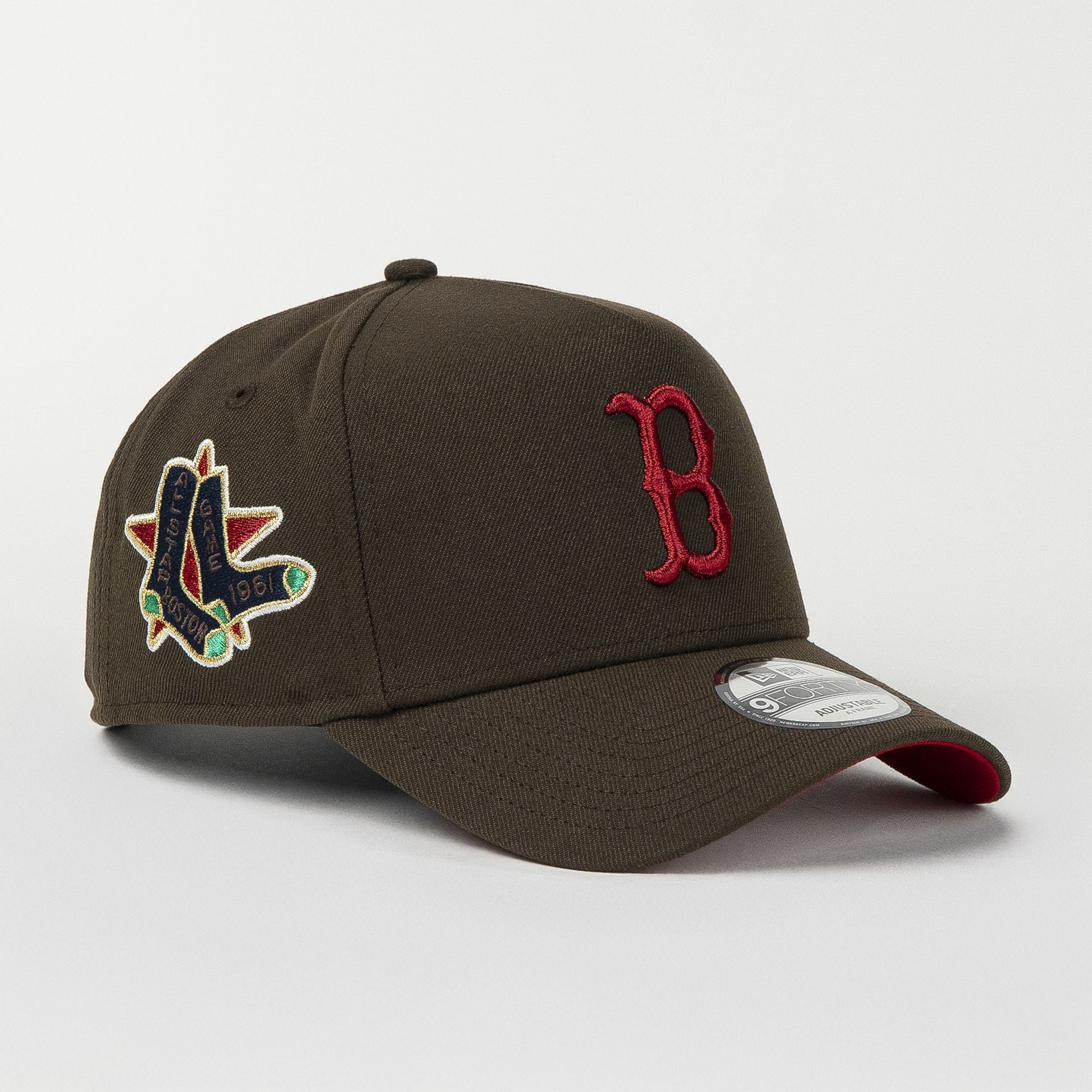 Gorra New Era A-Frame RED SOX ALL STAR GAME 1961 BROWN 940F | Visera Curva Snapback
