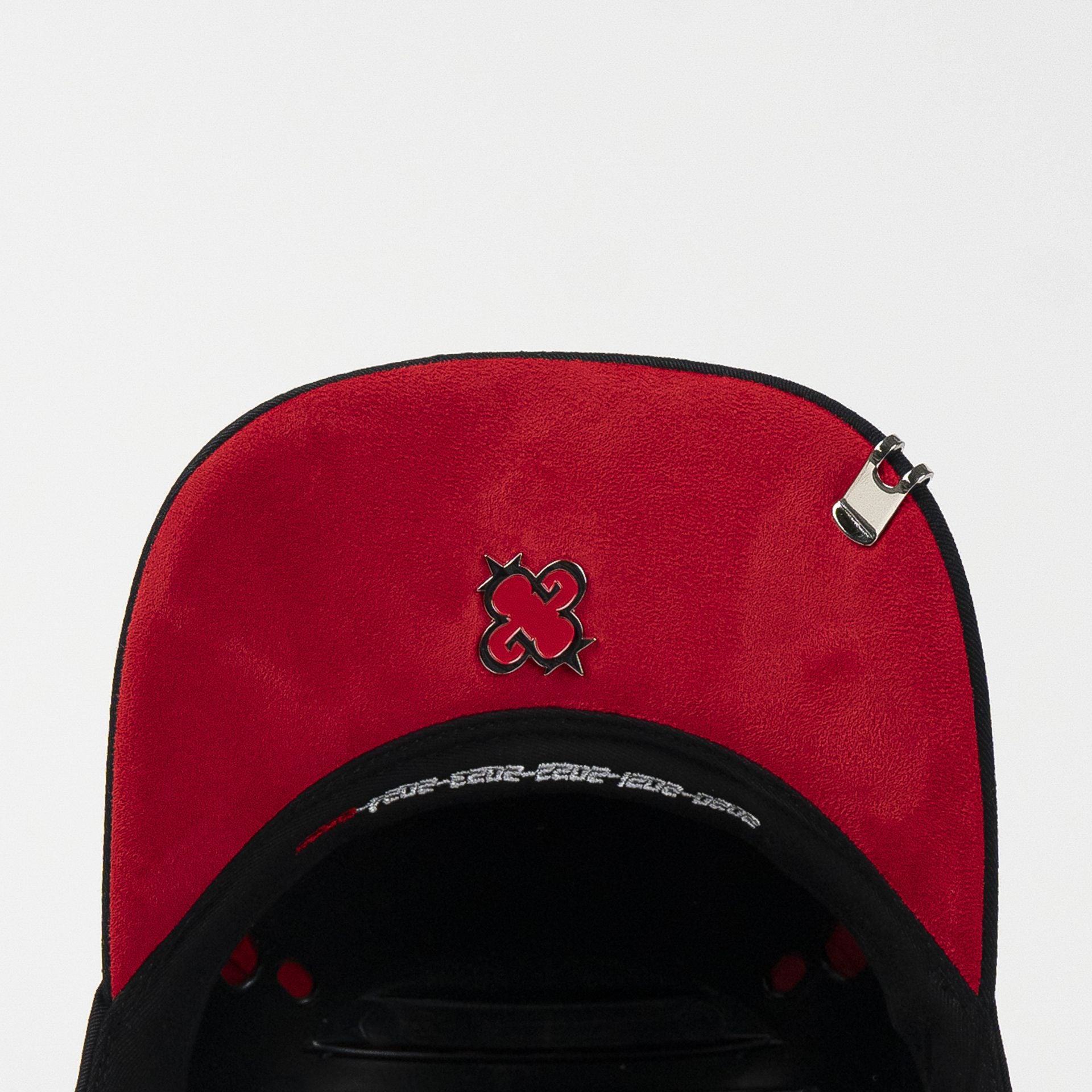 Gorra Clover Garments 05 ANNIVER BLACK/RED de Tela | Snapback Visera Curva