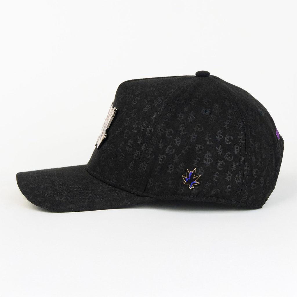 Gorra Cash Only COOKIES & CASH CURVE BLACK | Snapback Visera Semicurva