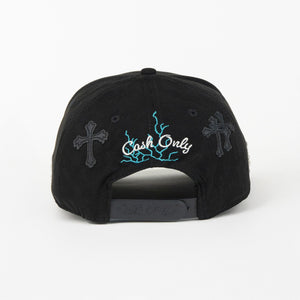 Gorra Cash Only TUMBA2 LIGHTHING BLACK CURVE | Snapback Visera Semicurva