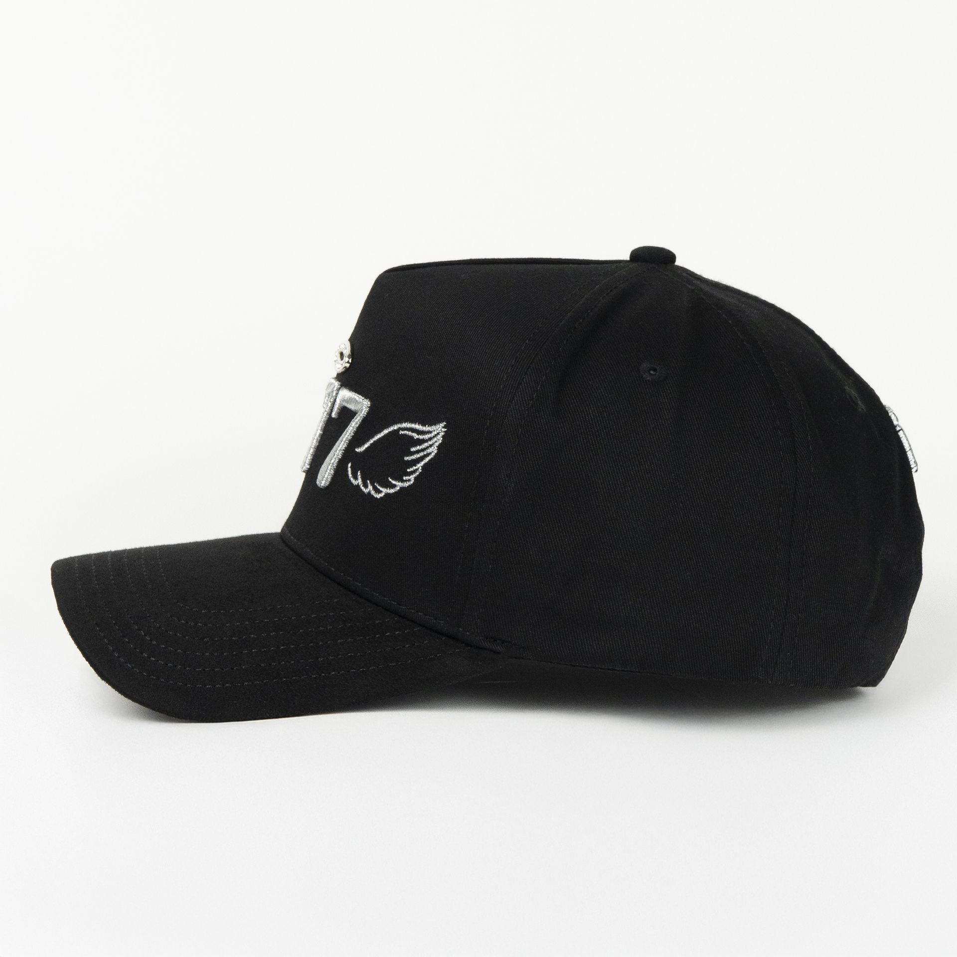 Gorra Dakaps 777 SILVER BLACK VISOR SUEDE | Snapback Visera Larga