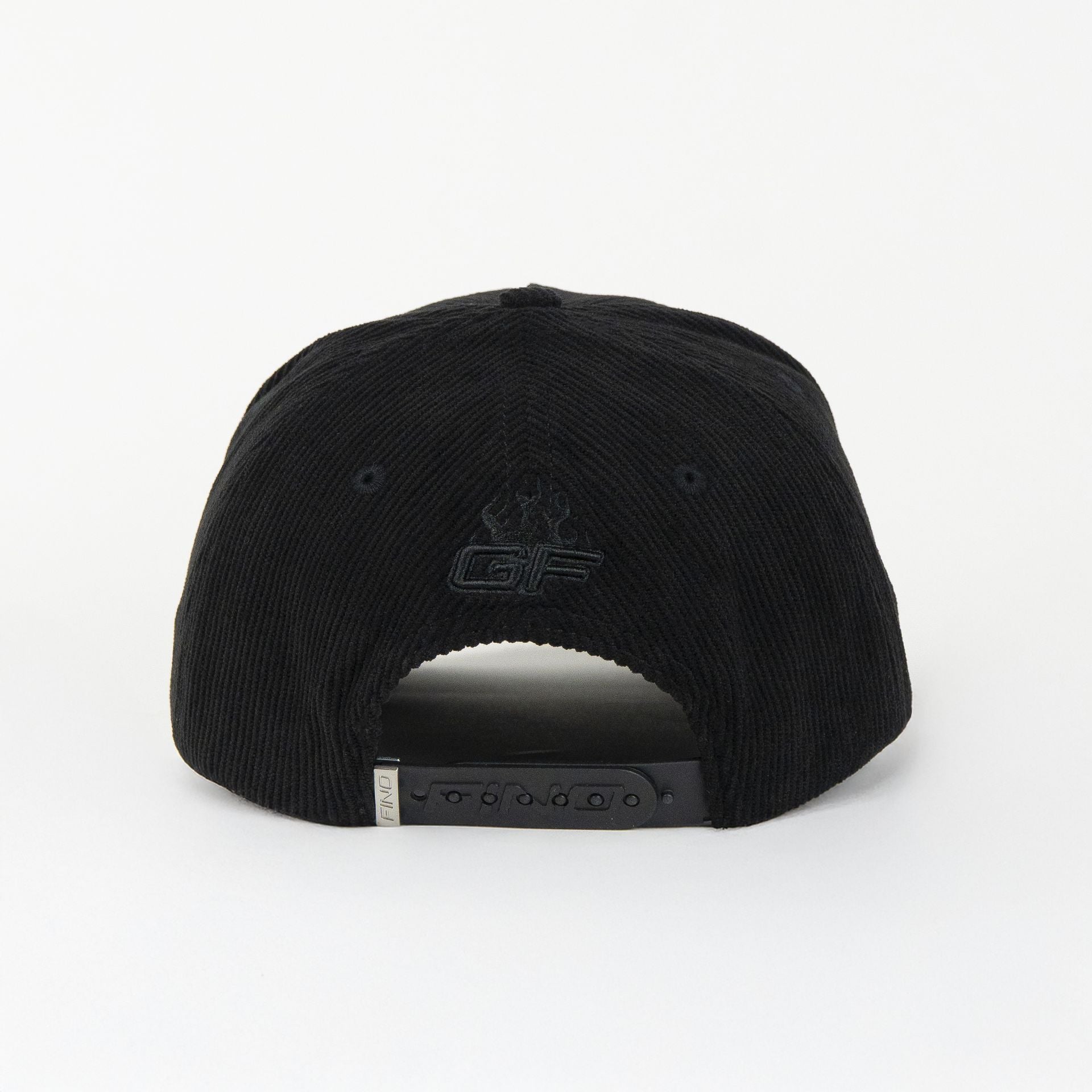 Gorra Gallo Fino LA FLAMES NEGRA/ROJA de Tela | Snapback Visera Curva Larga