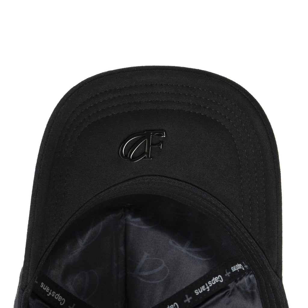 Gorra Caps Fans 3 CRUCES BLACK/VISOR SUEDE | Snapback Visera Curva