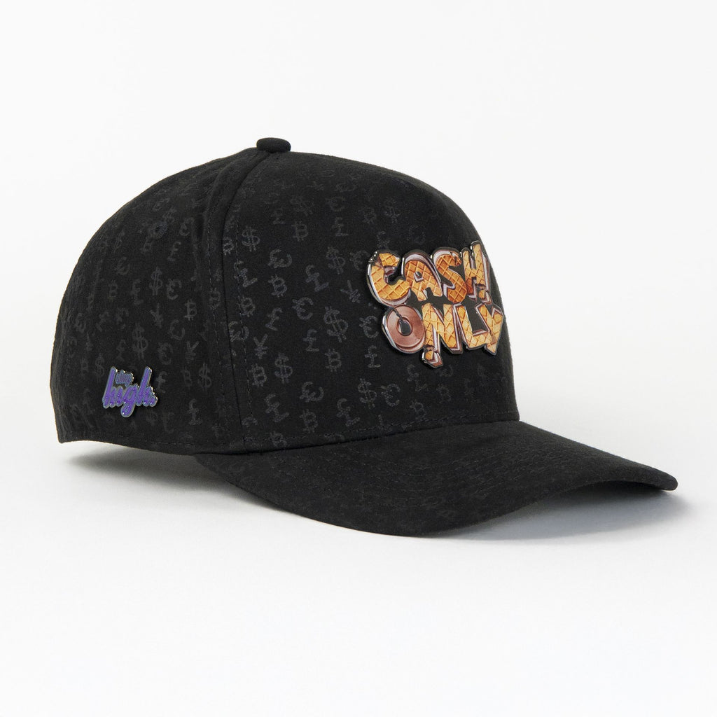 Gorra Cash Only COOKIES & CASH CURVE BLACK | Snapback Visera Semicurva