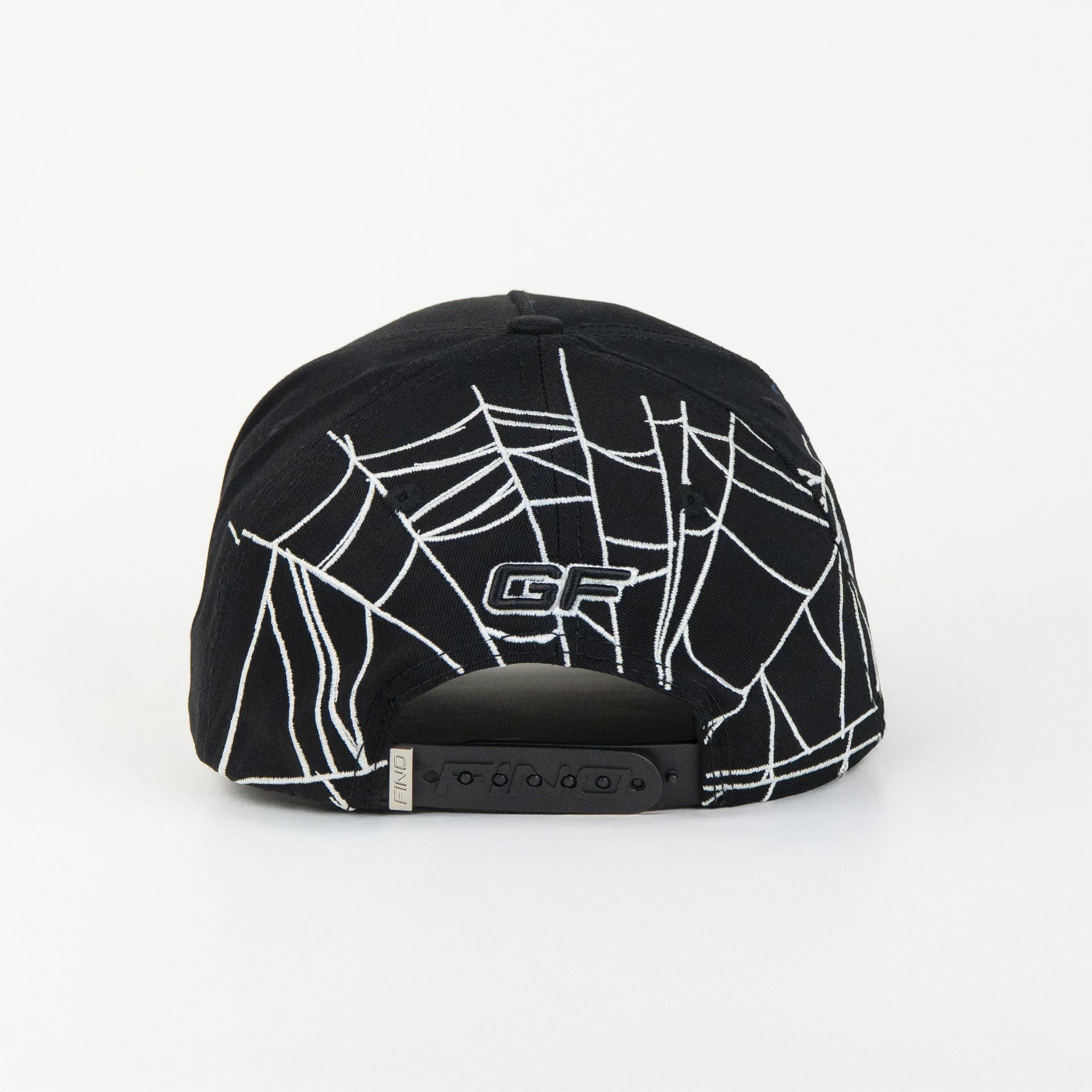 Gorra Gallo Fino NY SPIDER BLK/WHT de Tela | Snapback Visera Curva Larga
