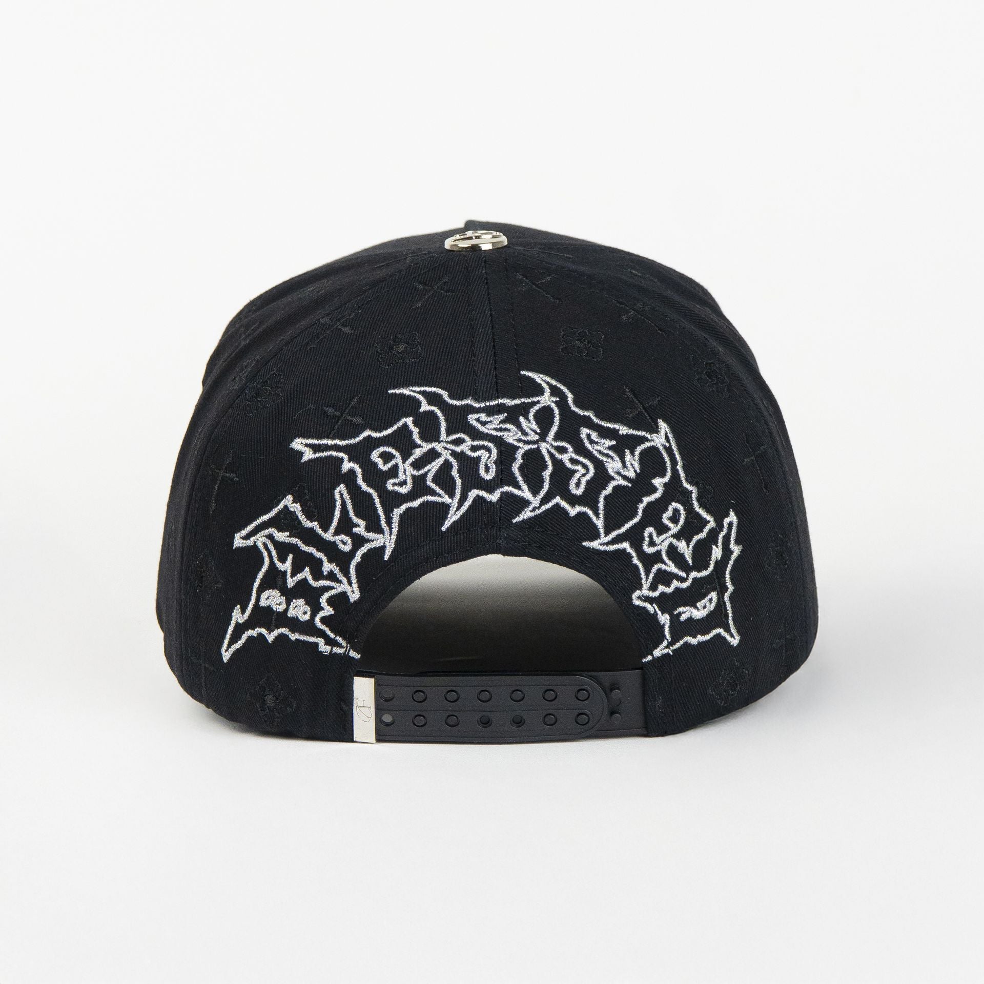 Gorra CAPS FANS 3 CRUCES SILVER BLACK/VISOR SUEDE | Snapback