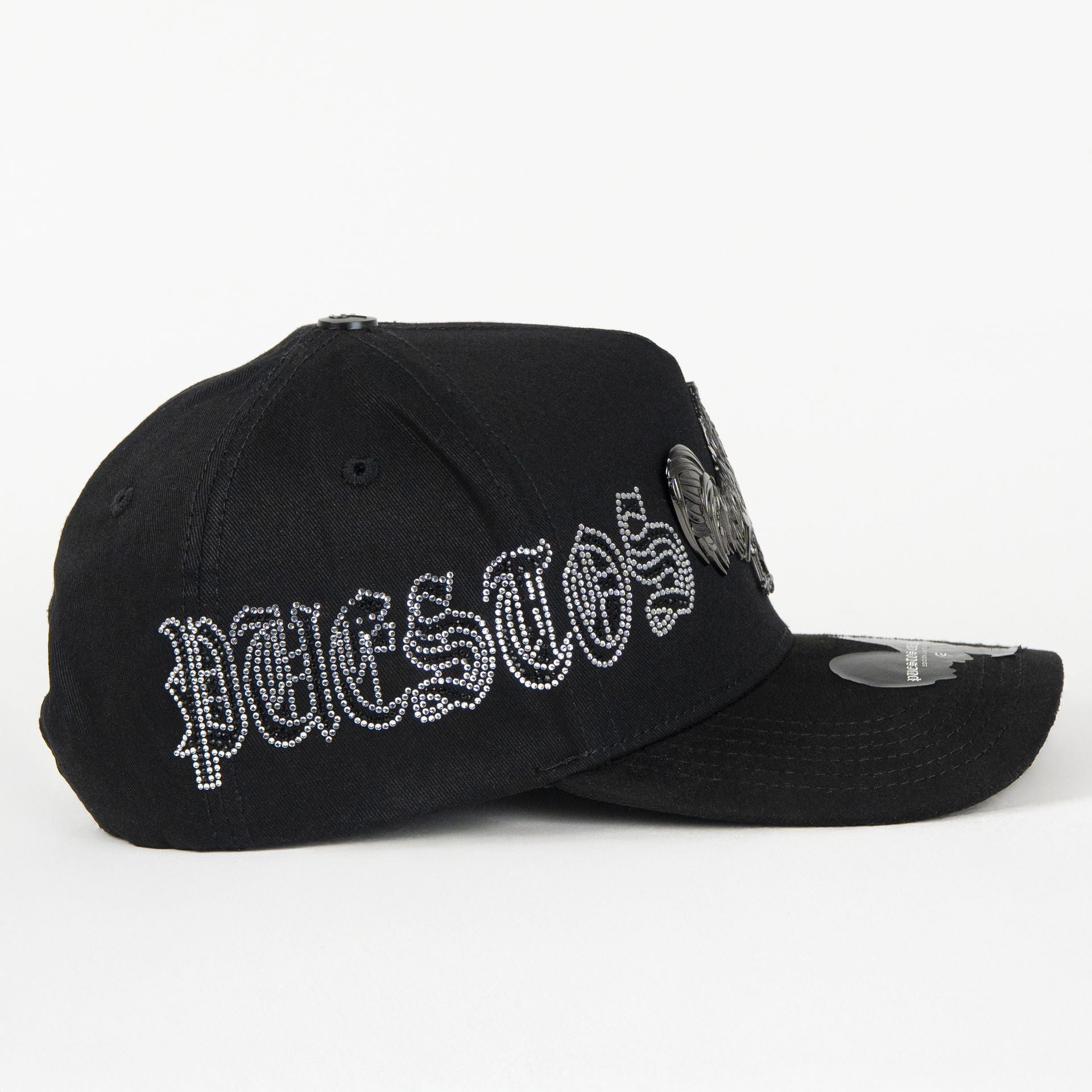 Gorra Florence Caps PUESTOS QUINCE BLACK SUEDE | Snapback Visera semicurva
