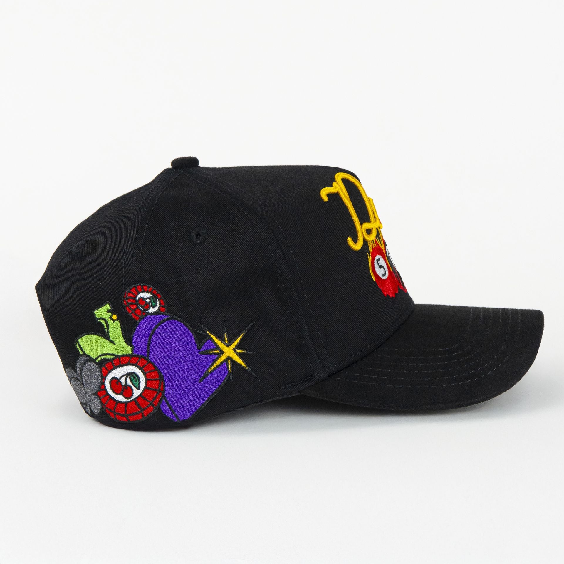 Gorra Don Hats DON GAMES YELLOW/BLACK SUEDE de Tela | Snapback