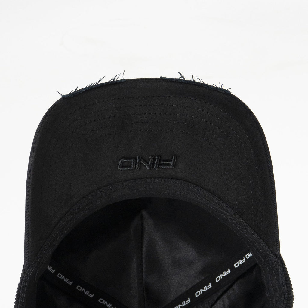 Gorra Gallo Fino LA FLAMES NEGRA/ROJA de Tela | Snapback Visera Curva Larga