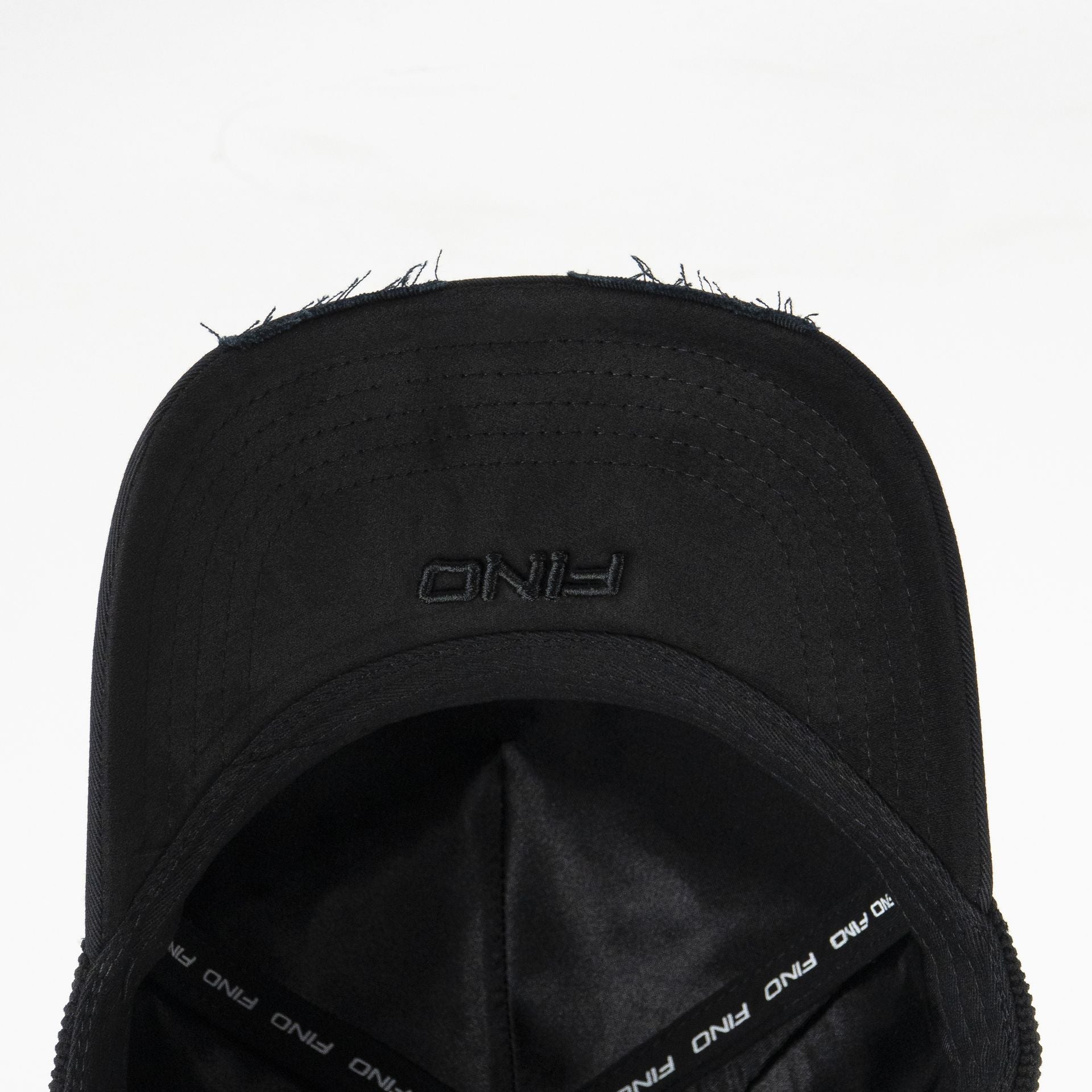 Gorra Gallo Fino LA FLAMES NEGRA/ROJA de Tela | Snapback Visera Curva Larga