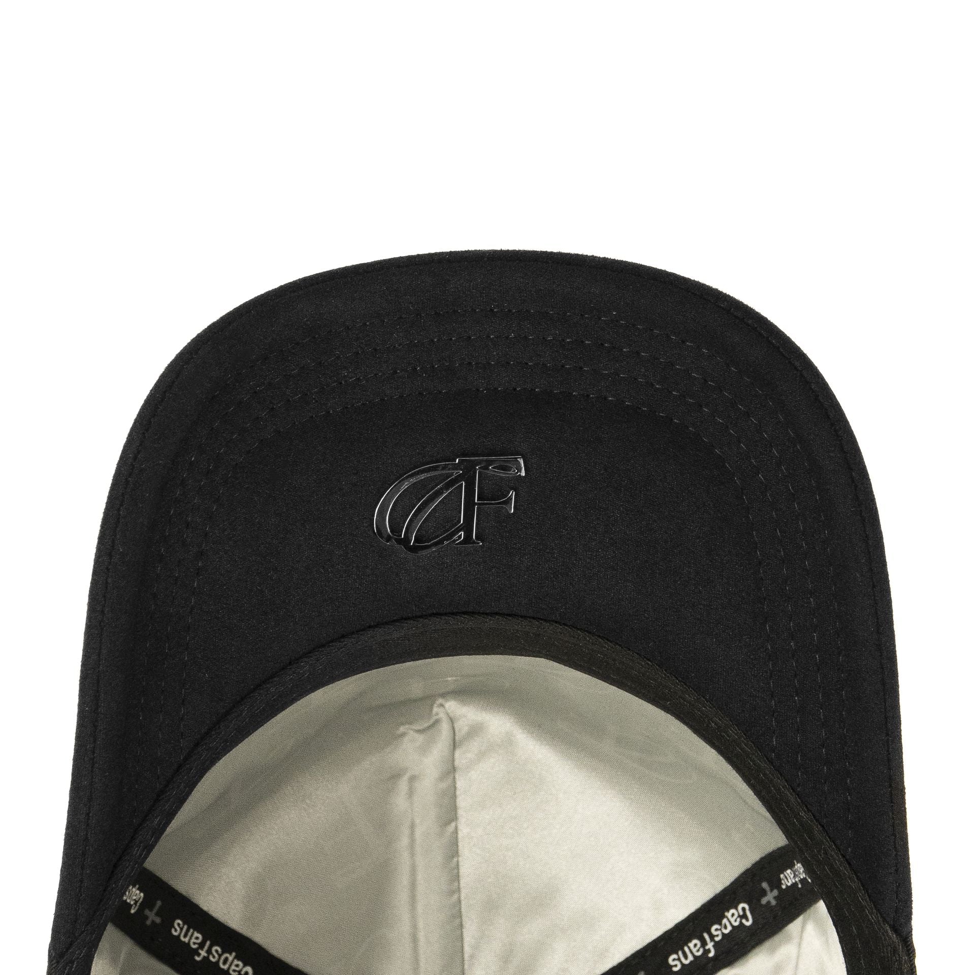 Gorra CAPS FANS 3 CRUCES SILVER BLACK/VISOR SUEDE | Snapback