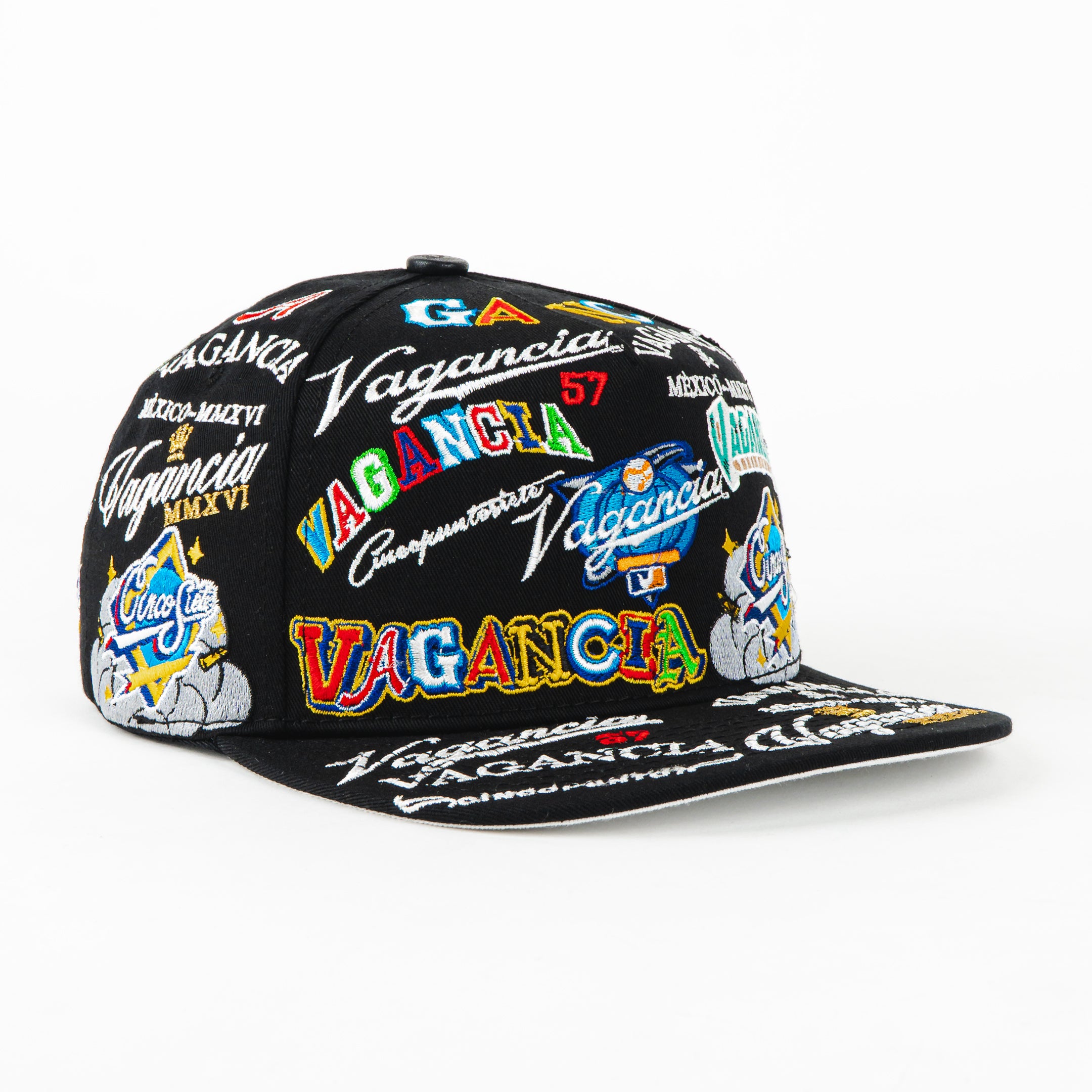 VAGANCIA FULL EMBROIDERY BLACK/COLORS