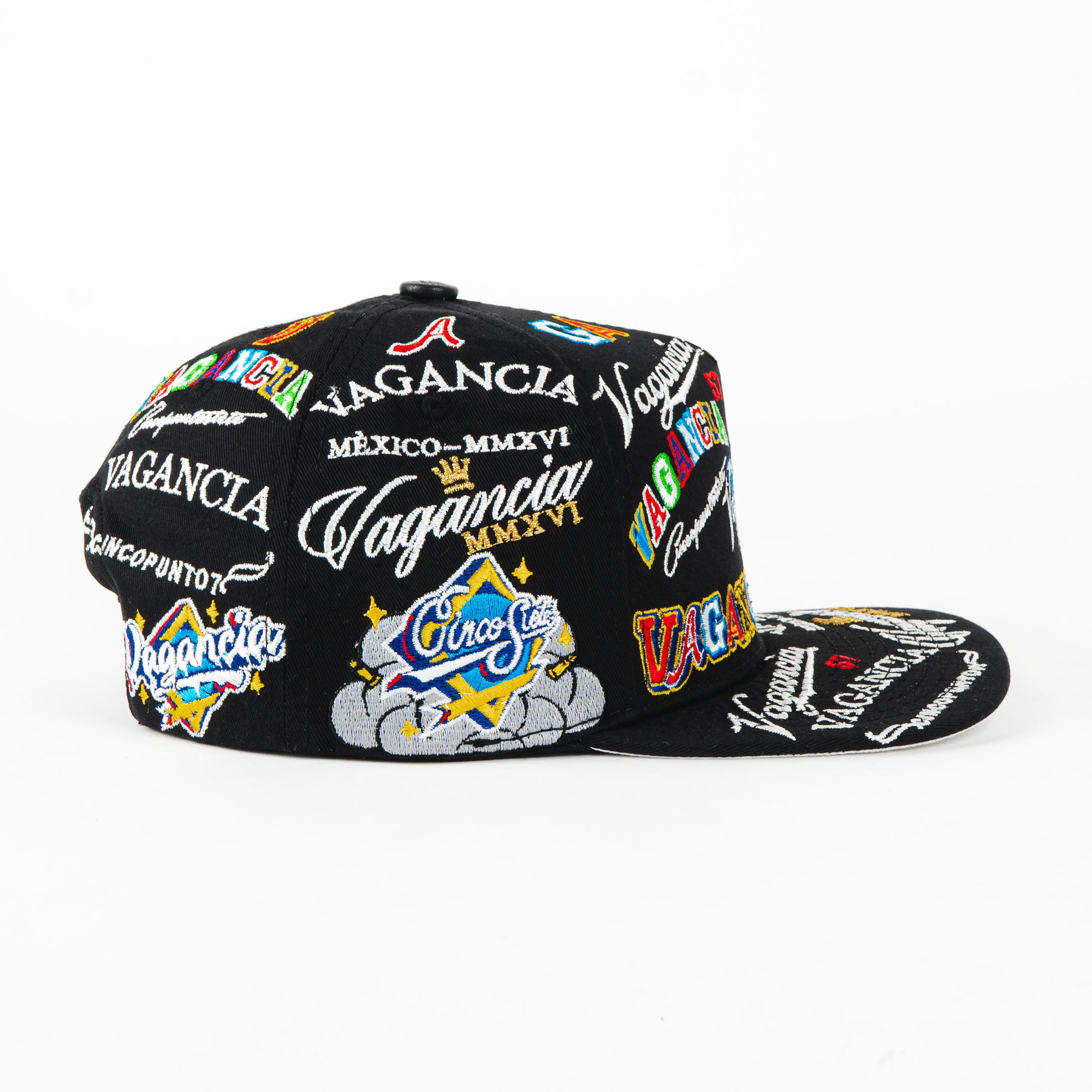 VAGANCIA FULL EMBROIDERY BLACK/COLORS