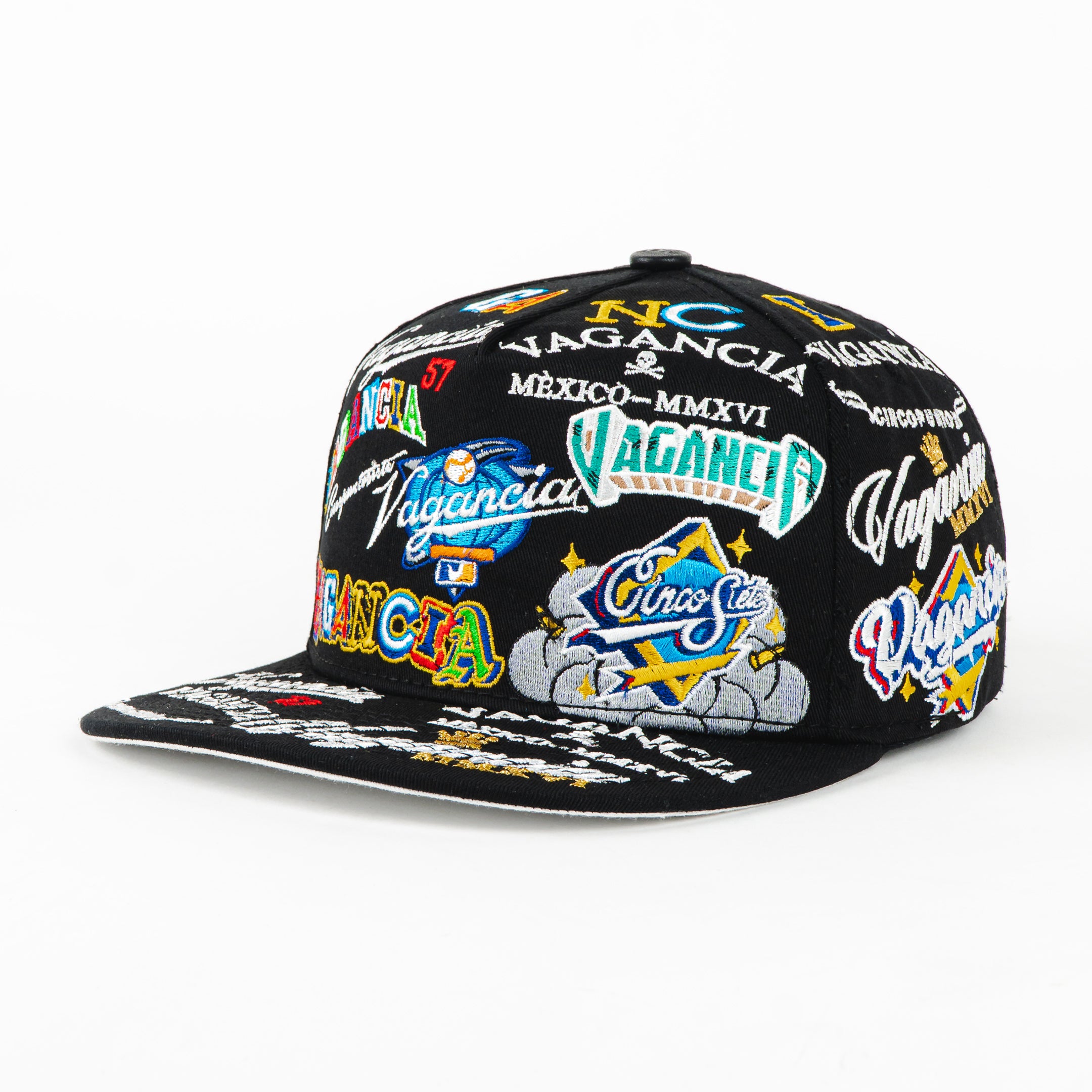 VAGANCIA FULL EMBROIDERY BLACK/COLORS