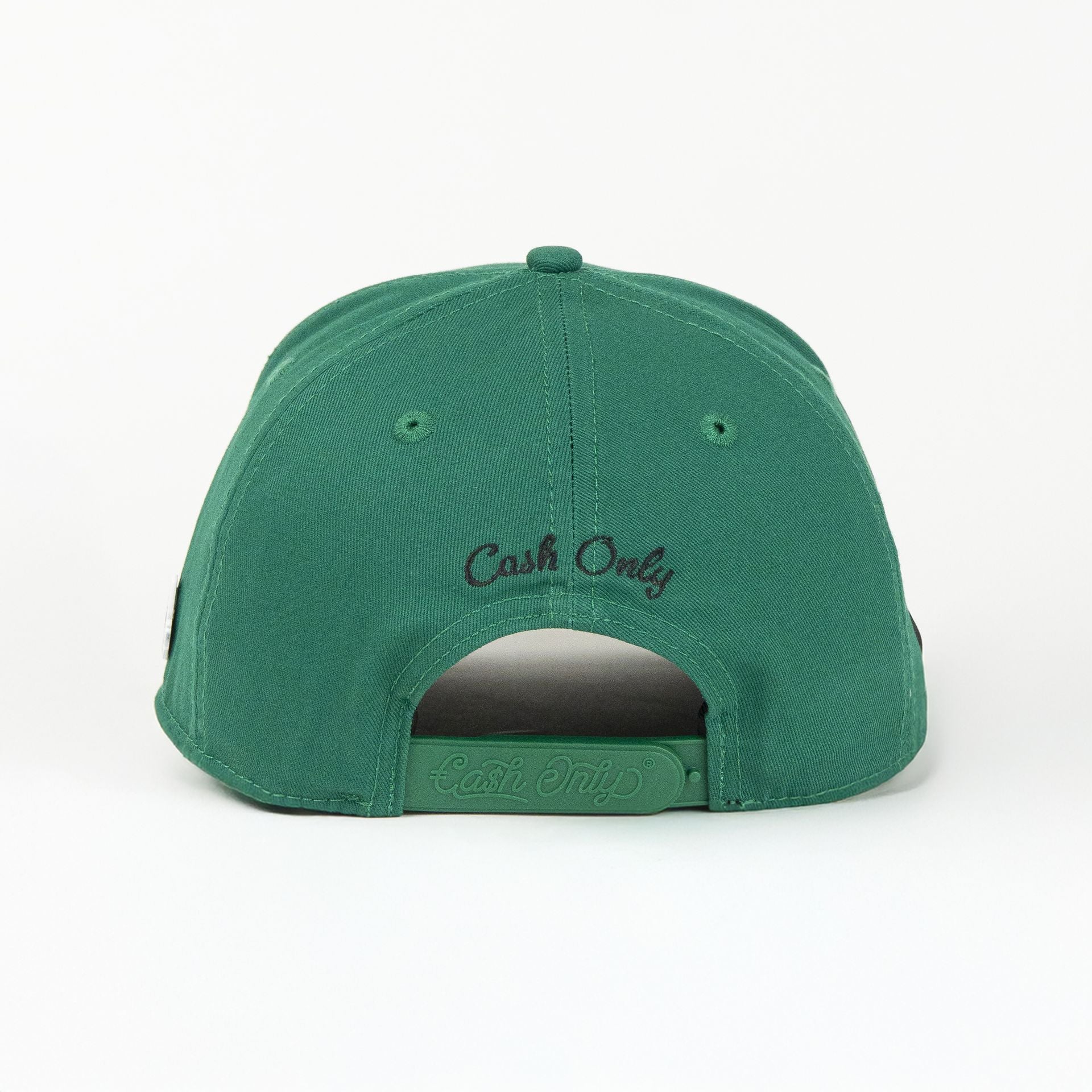 Gorra Cash Only IM NOT A DRUG DEALER GREEN | Snapback Visera Curva