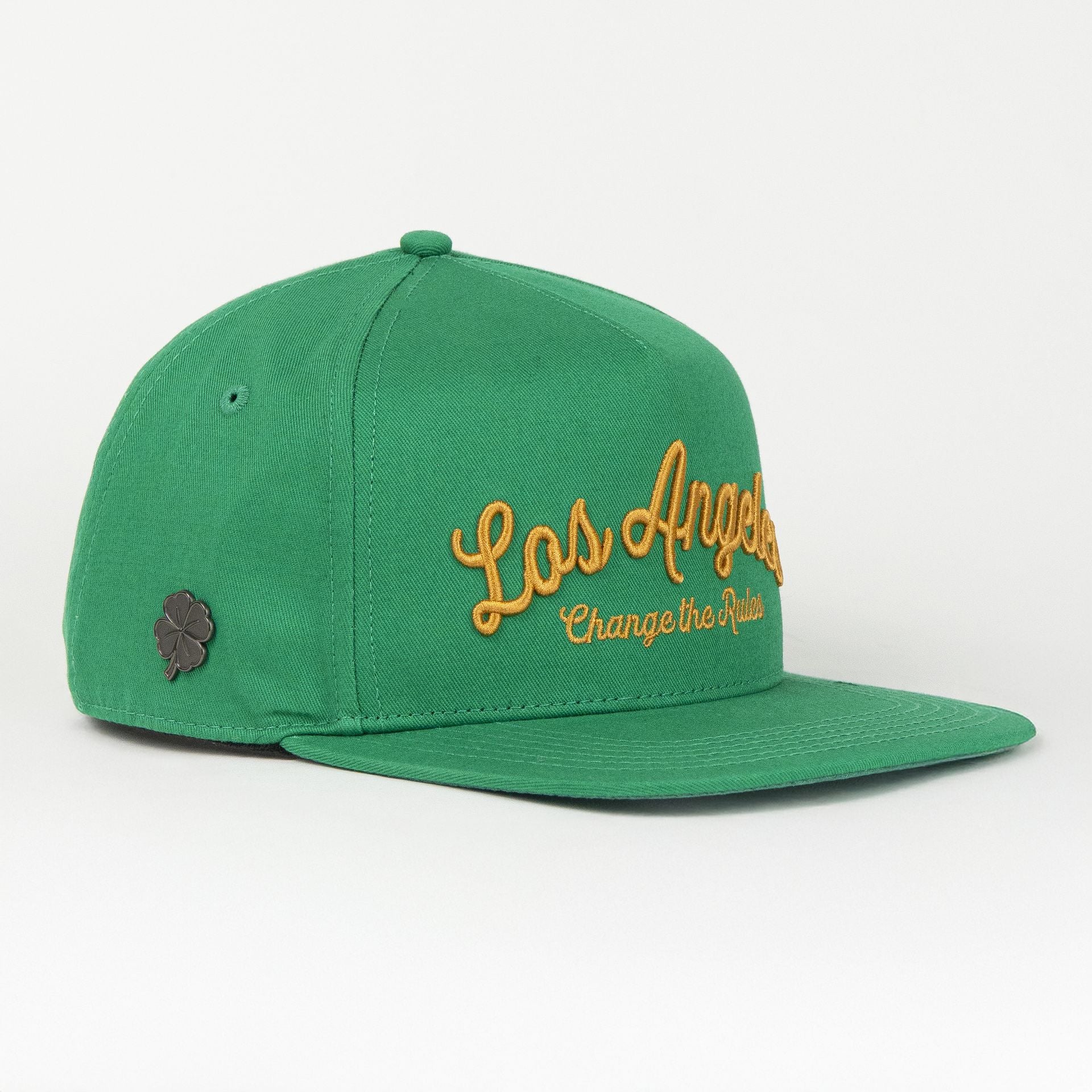 Gorra Cash Only LOS ANGELES CHANGE THE RULES GREEN FLAT | Snapback Visera Plana