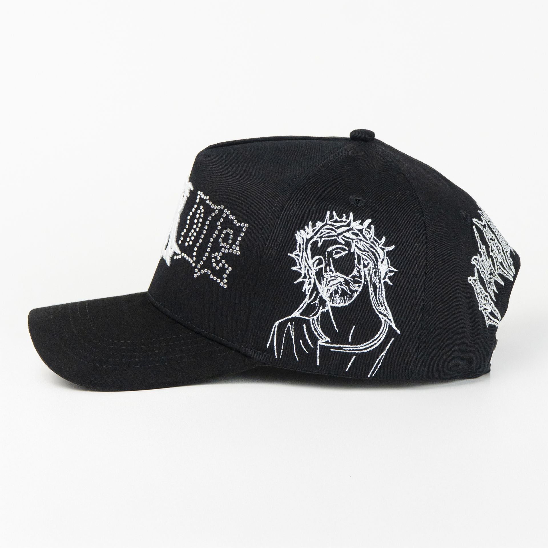 Gorra Rude Awakening II CRYSTALS BLK/WHT | Snapback Visera Curva