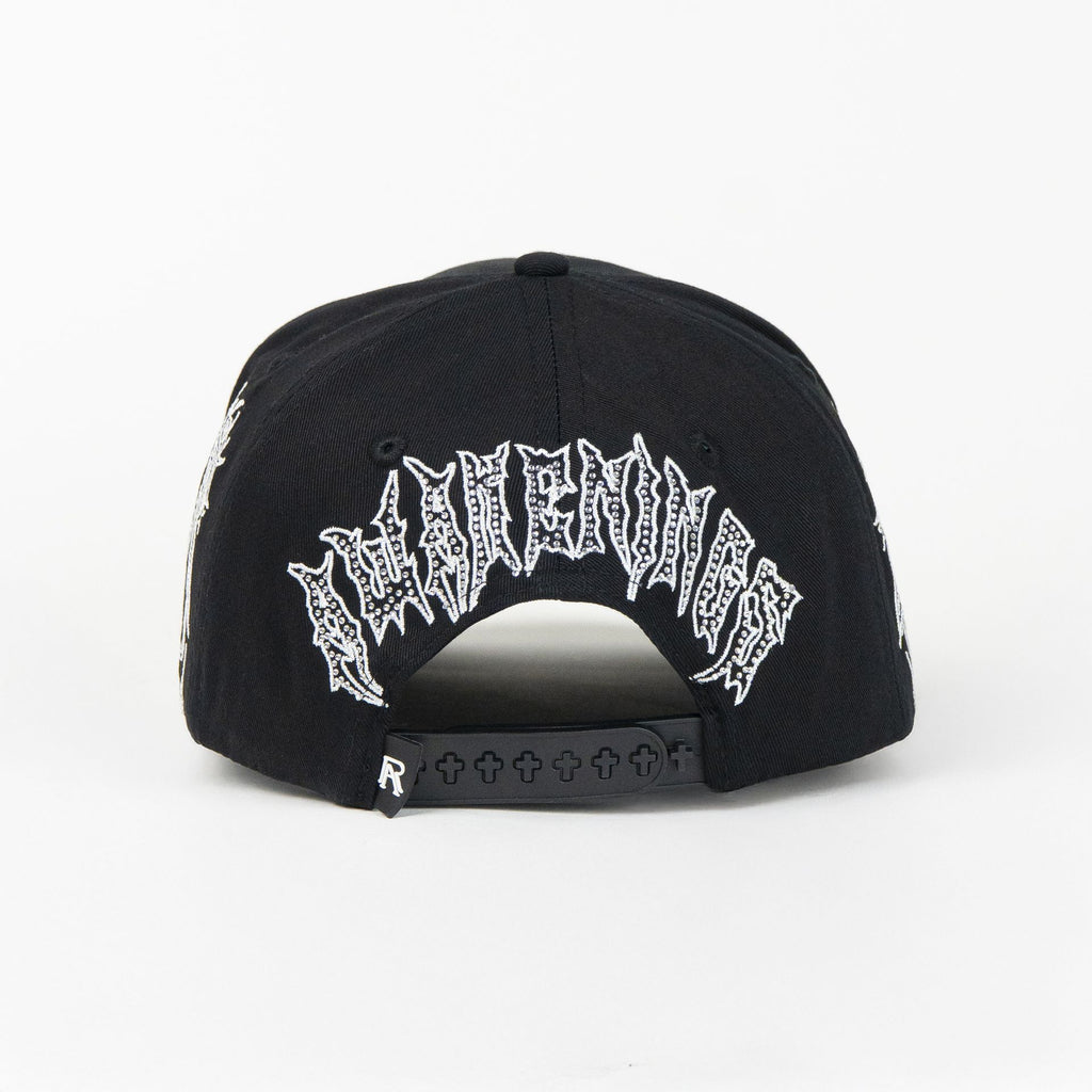 Gorra Rude Awakening II CRYSTALS BLK/WHT | Snapback Visera Curva