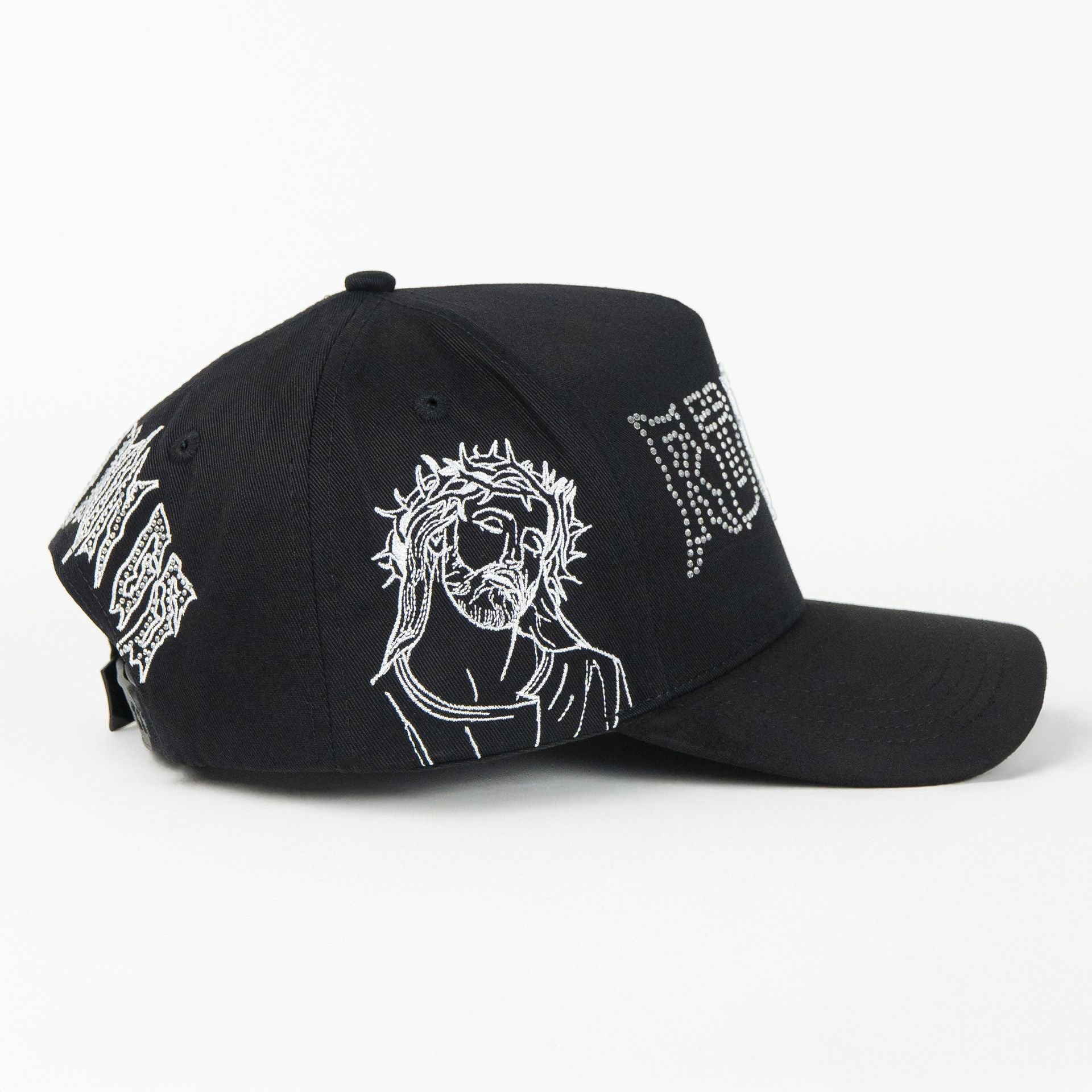 Gorra Rude Awakening II CRYSTALS BLK/WHT | Snapback Visera Curva