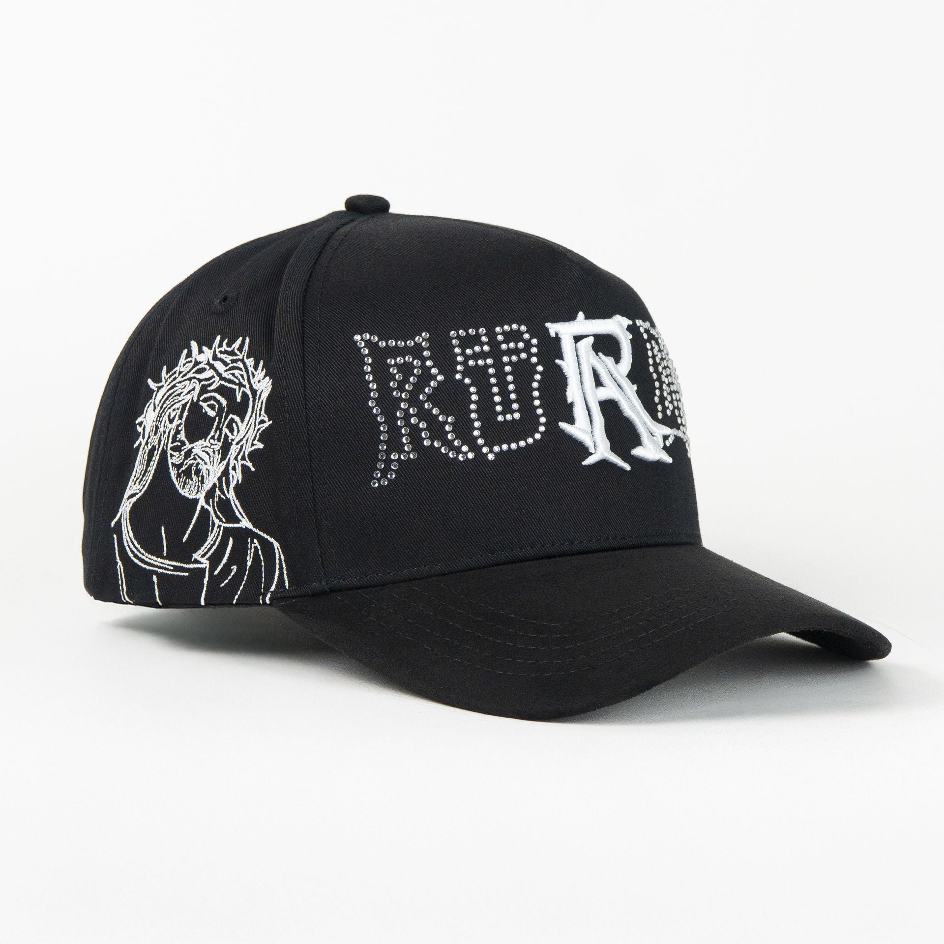 Gorra Rude Awakening II CRYSTALS BLK/WHT | Snapback Visera Curva