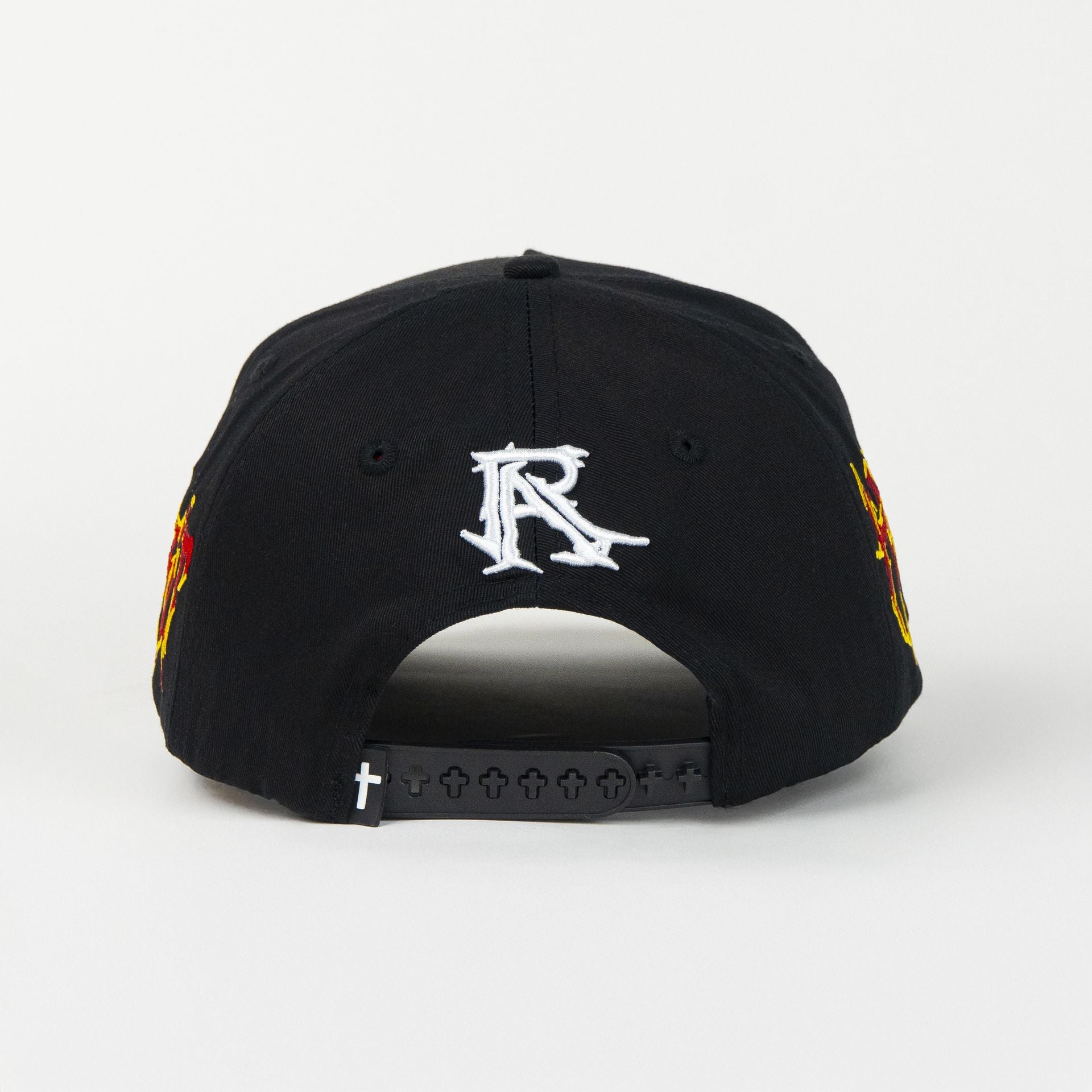 Gorra Rude Awakening HOLY SPIRIT FLAMES BLACK | Snapback Visera Curva