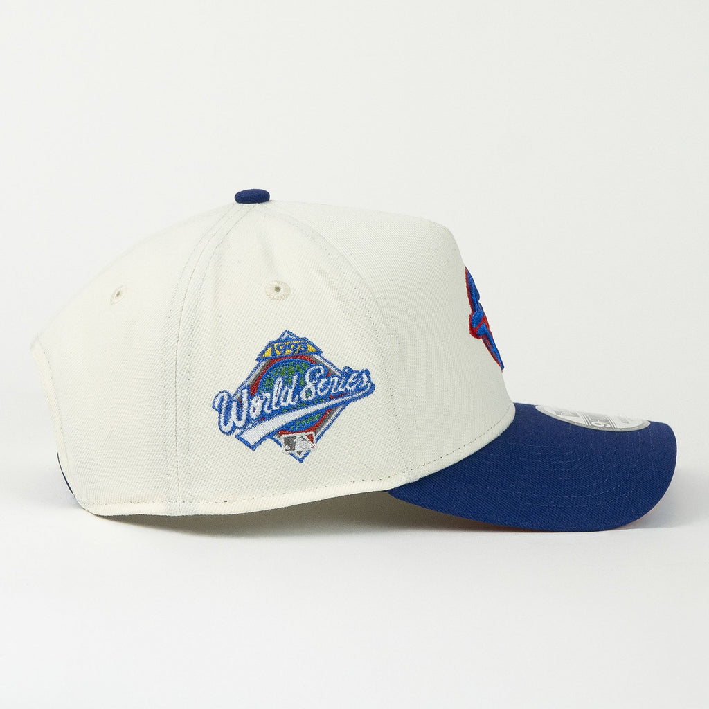 Gorra New Era A-Frame BLUE JAYS WS 1993 NATURAL/ROYAL 940F | Snapback Visera Curva