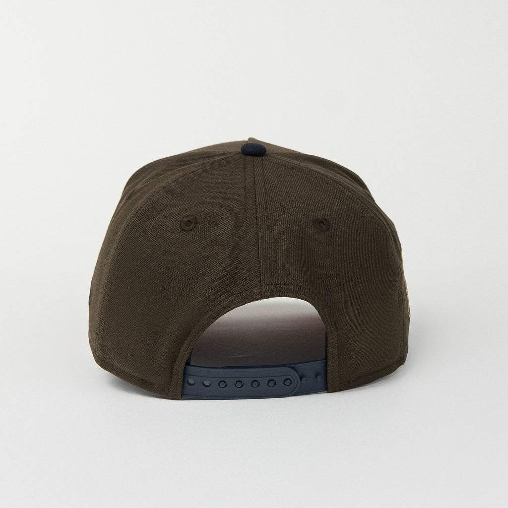 Gorra New Era A-Frame DODGERS WS 2020 BROWN/NAVY 940F | Visera Curva Snapback